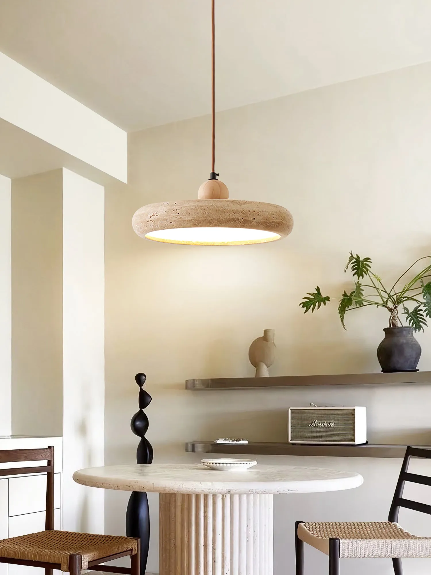 Aurelio Travertine Pendant Light - Vakkerlight