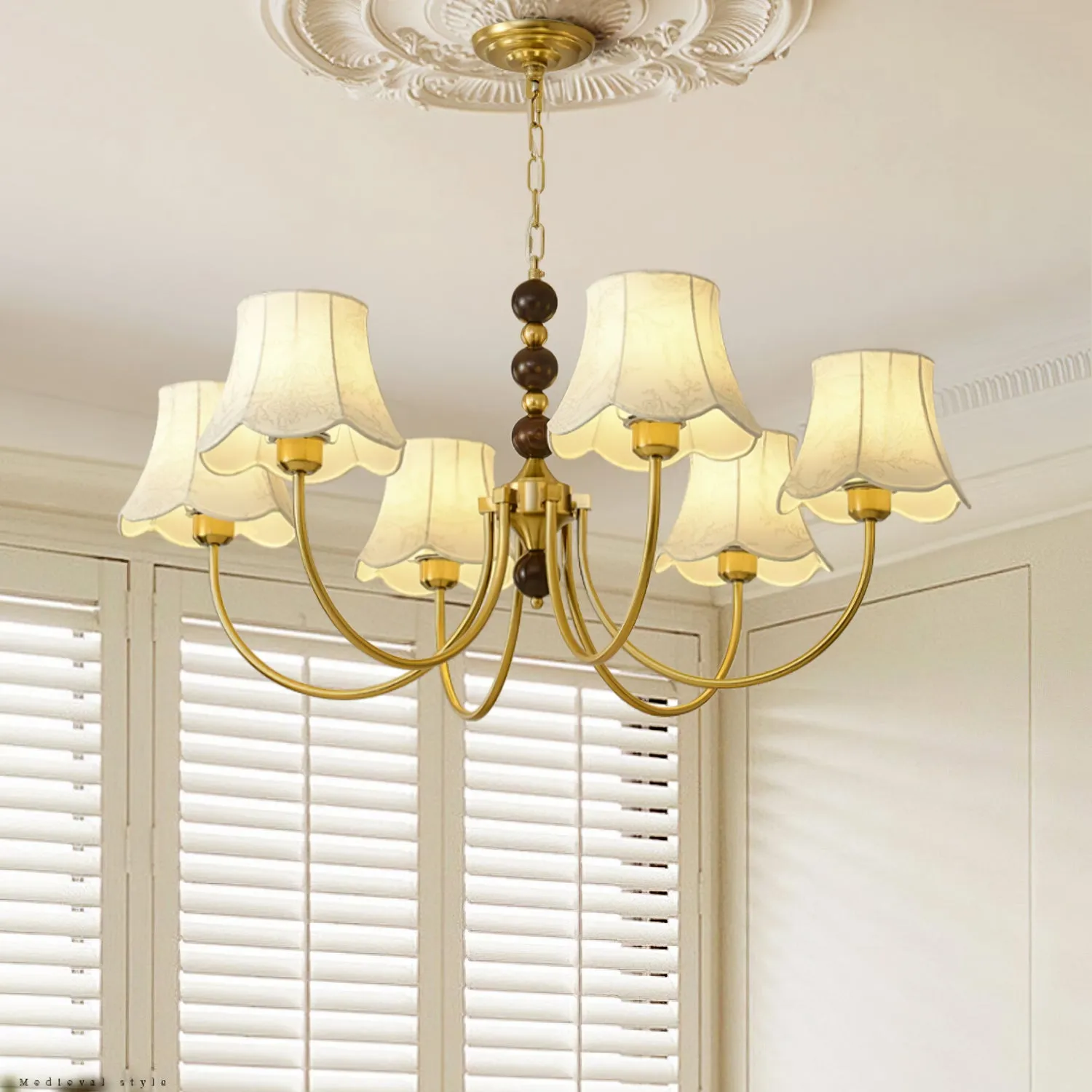 Orchid Fabric Chandelier - Vakkerlight
