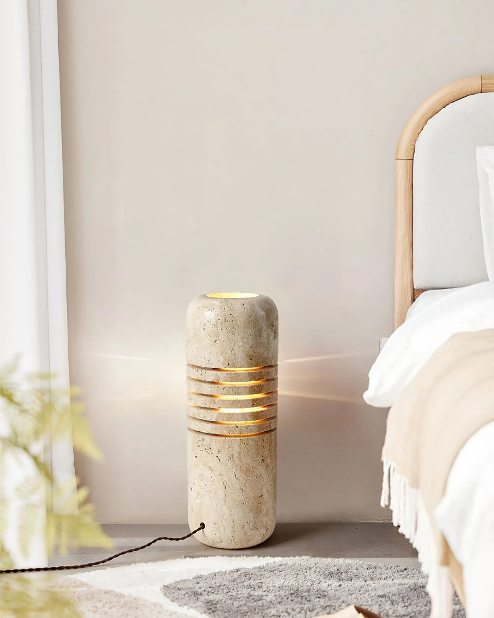 Big Stone Bucket Floor Lamp - Vakkerlight