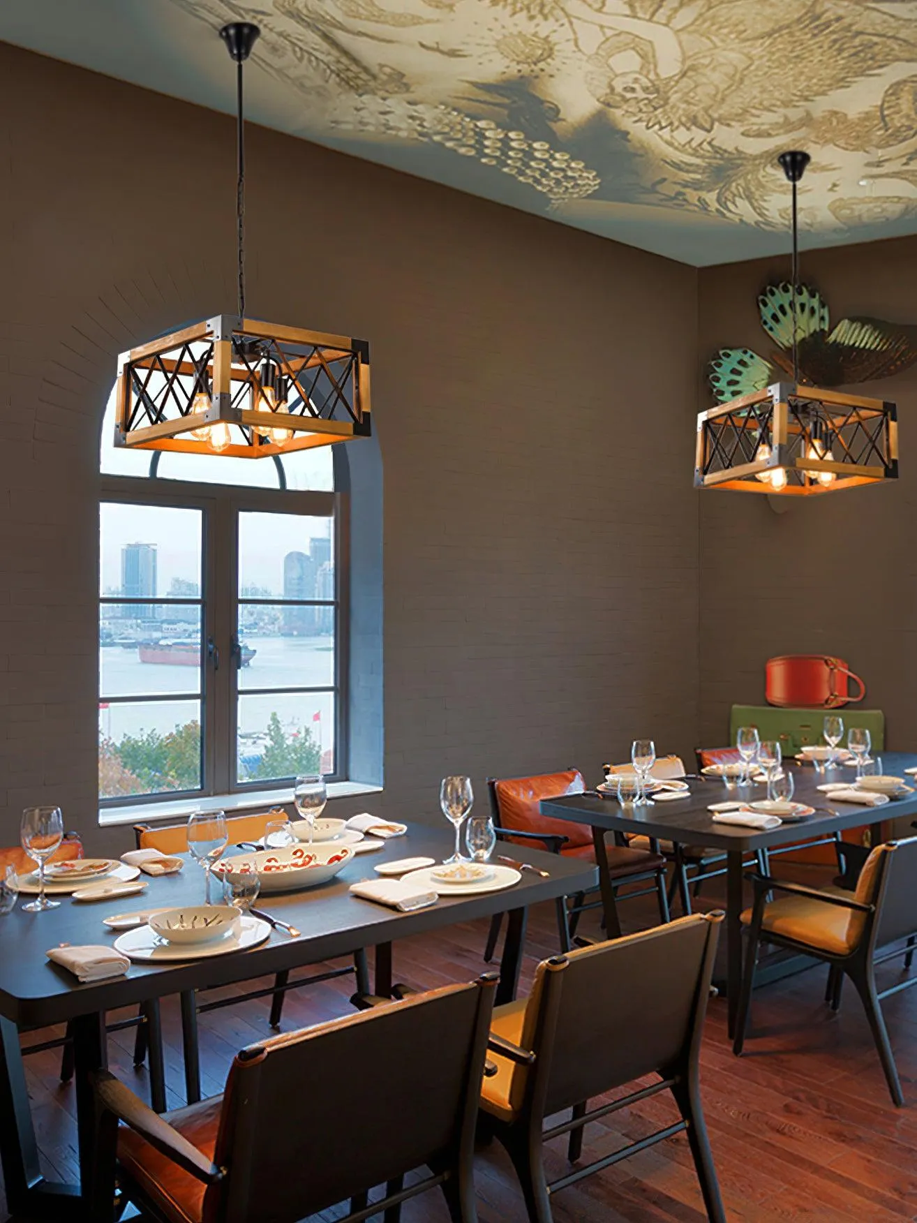 Kitchen Island Rectangle Chandelier - Vakkerlight