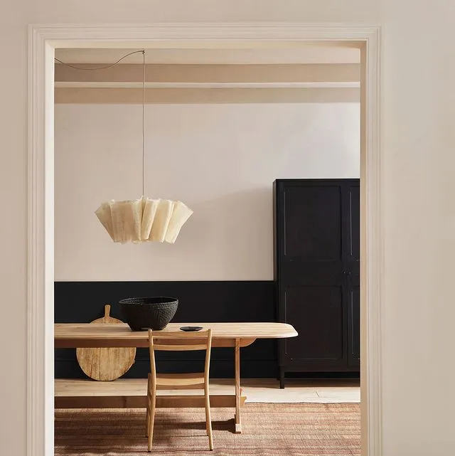 Nordic Linen Pleated  Fabric Pendant Light Lampshade
