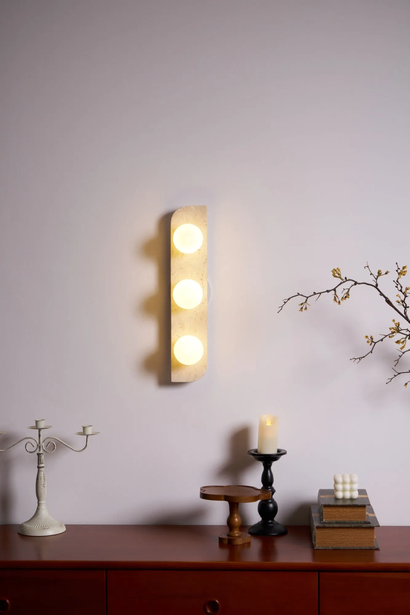 Elysian Travertine Wall Light - Vakkerlight