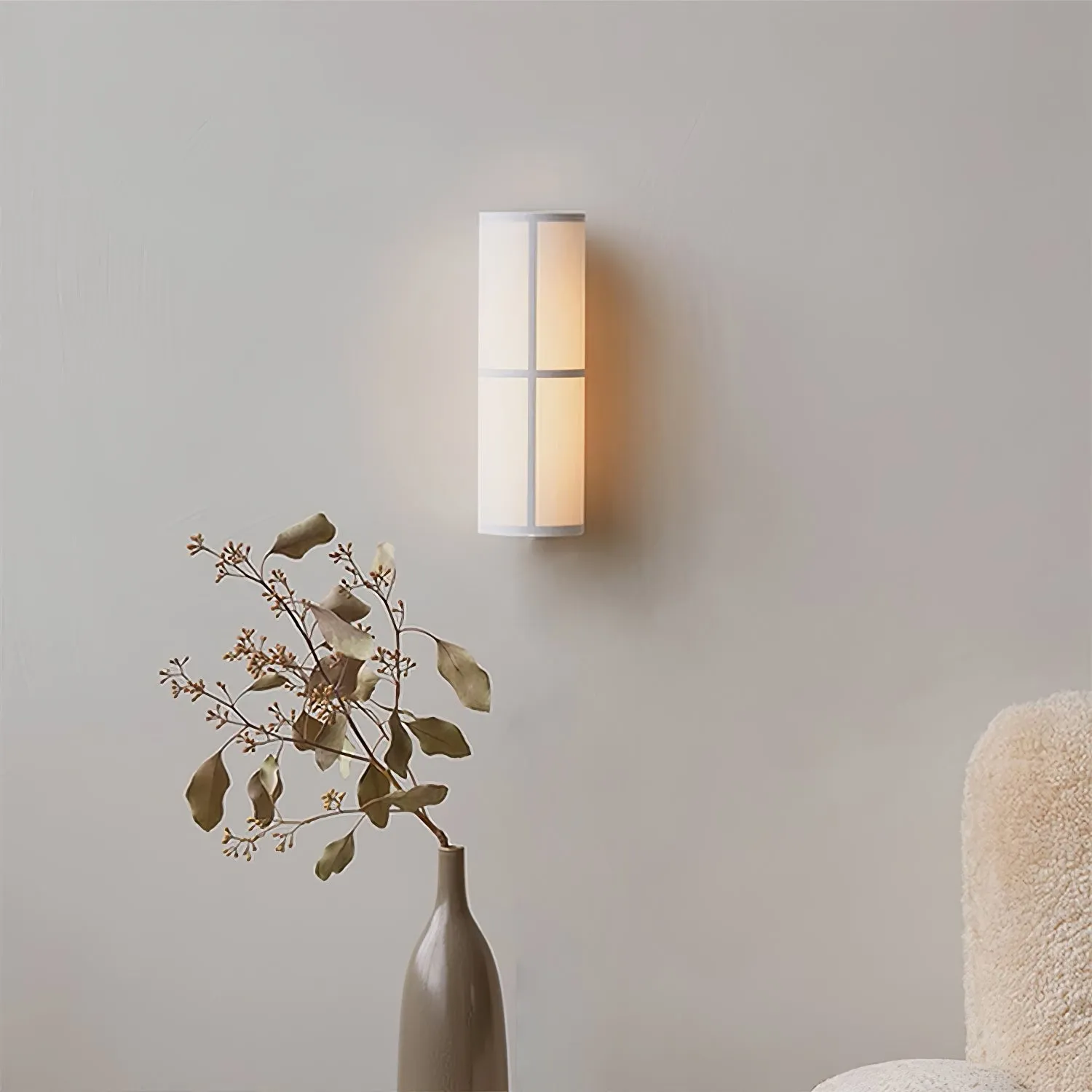 Cylinder Fabric Wall Lamp - Vakkerlight