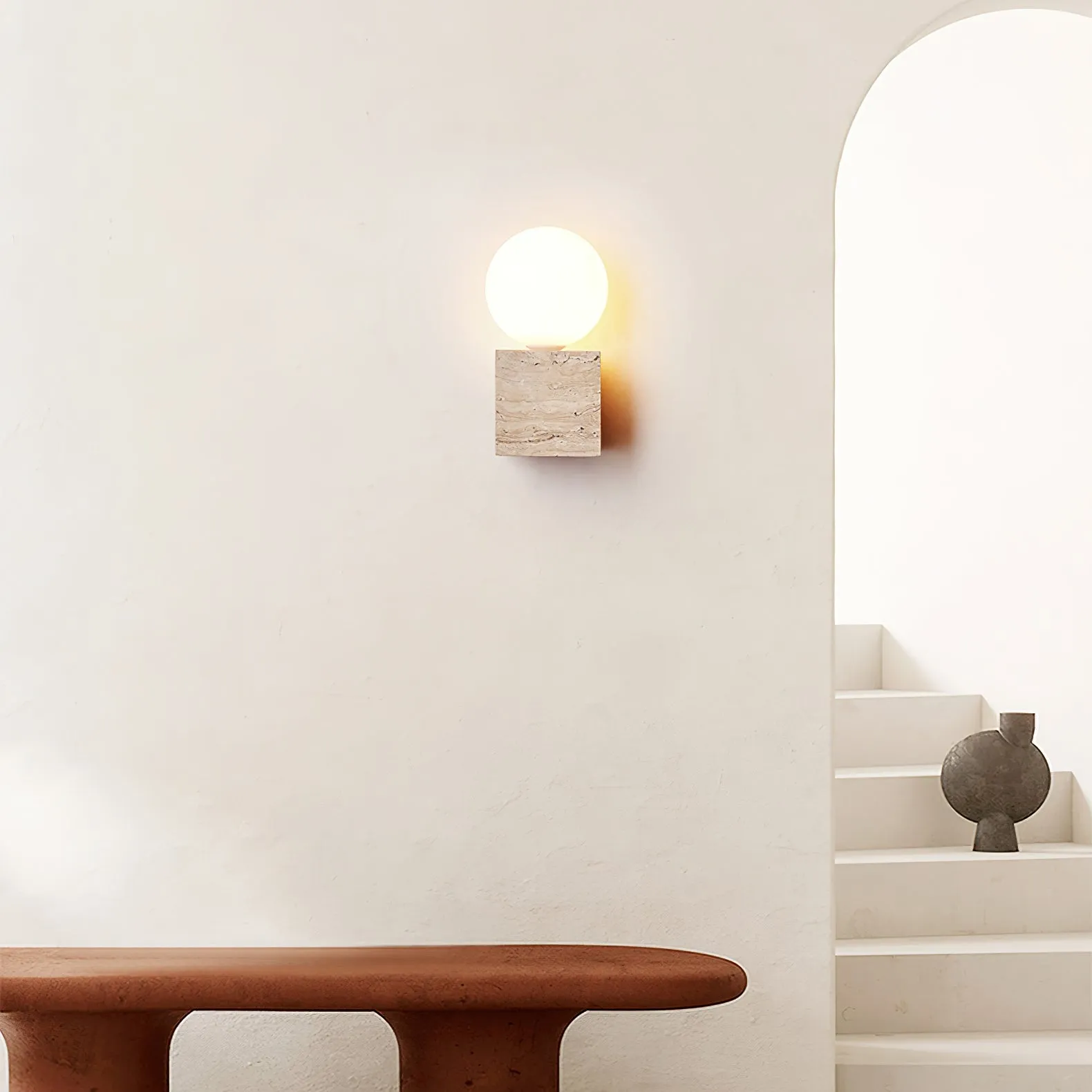 Cube Stone Wall Lamp - Vakkerlight