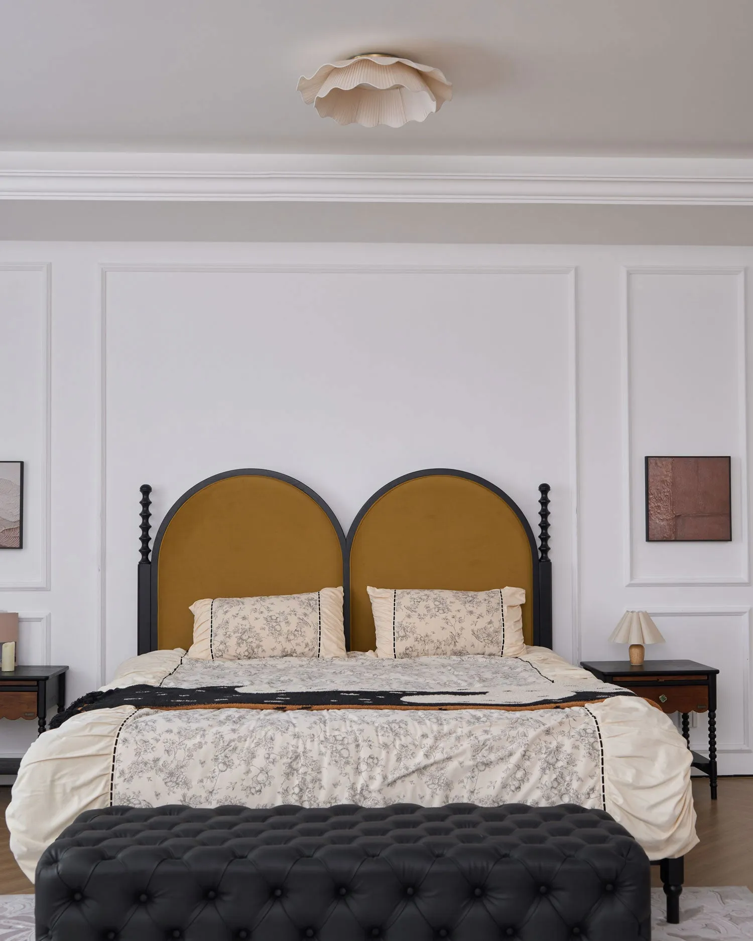 Arwen Fabric Wave Ceiling Lamp - Vakkerlight