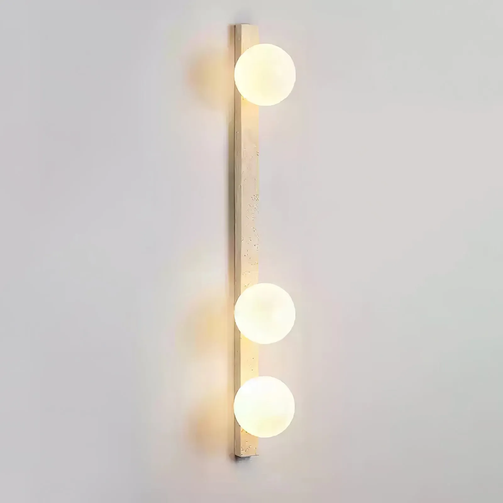Vertical Travertine Wall Sconce - Vakkerlight
