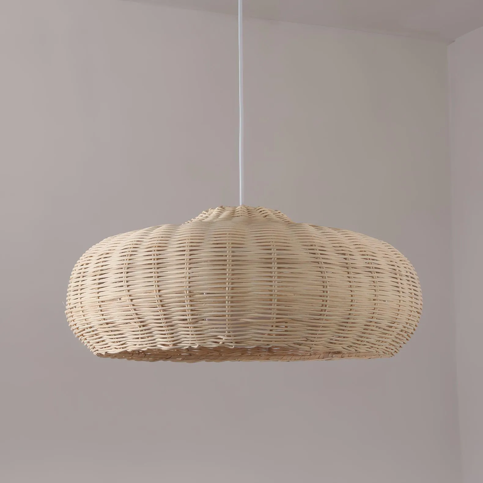 Vintage Rattan Pendant Lamp - Vakkerlight