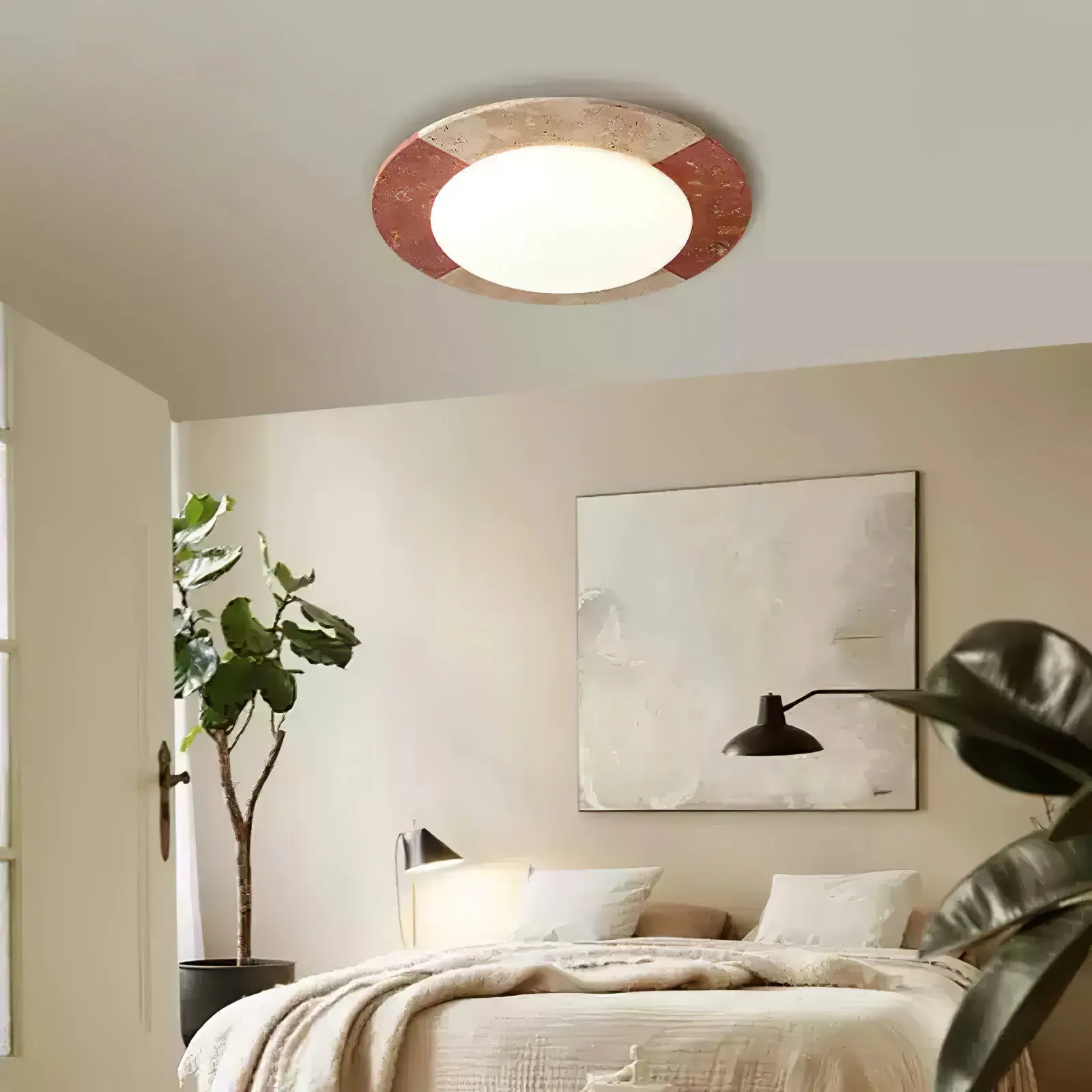 Celestial Travertine Ceiling Lamp - Vakkerlight