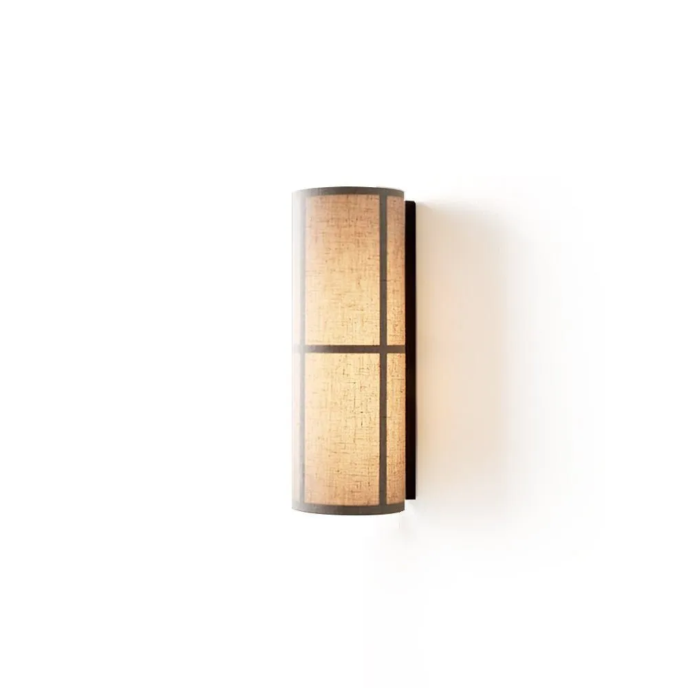 Cylinder Fabric Wall Lamp - Vakkerlight