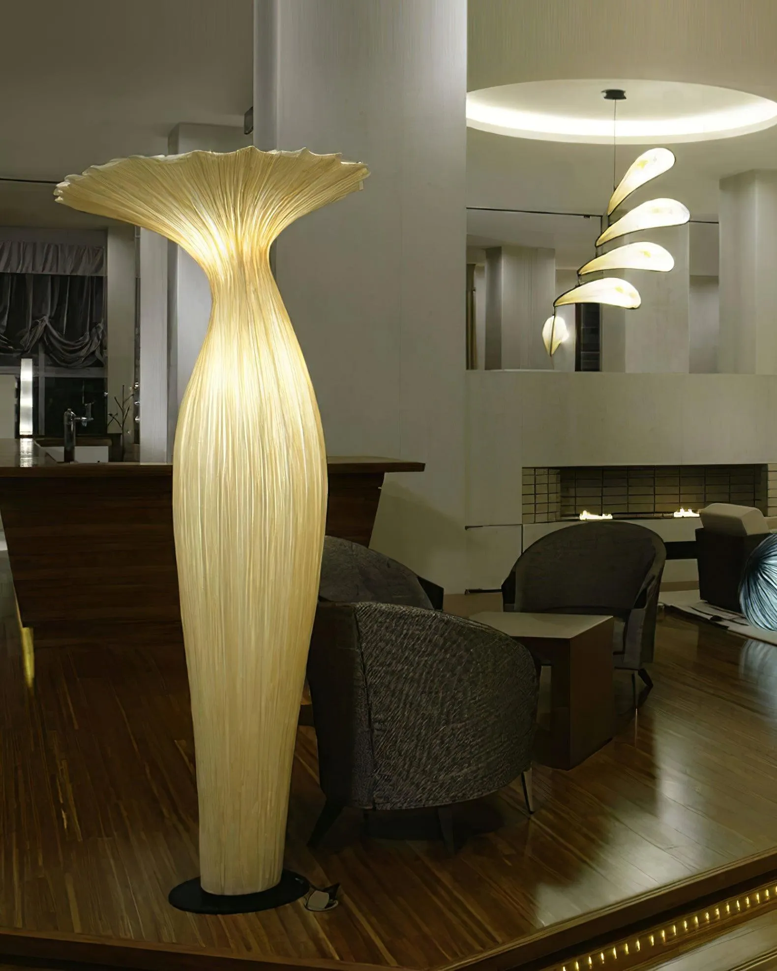Vase Fabric Floor Lamp - Vakkerlight