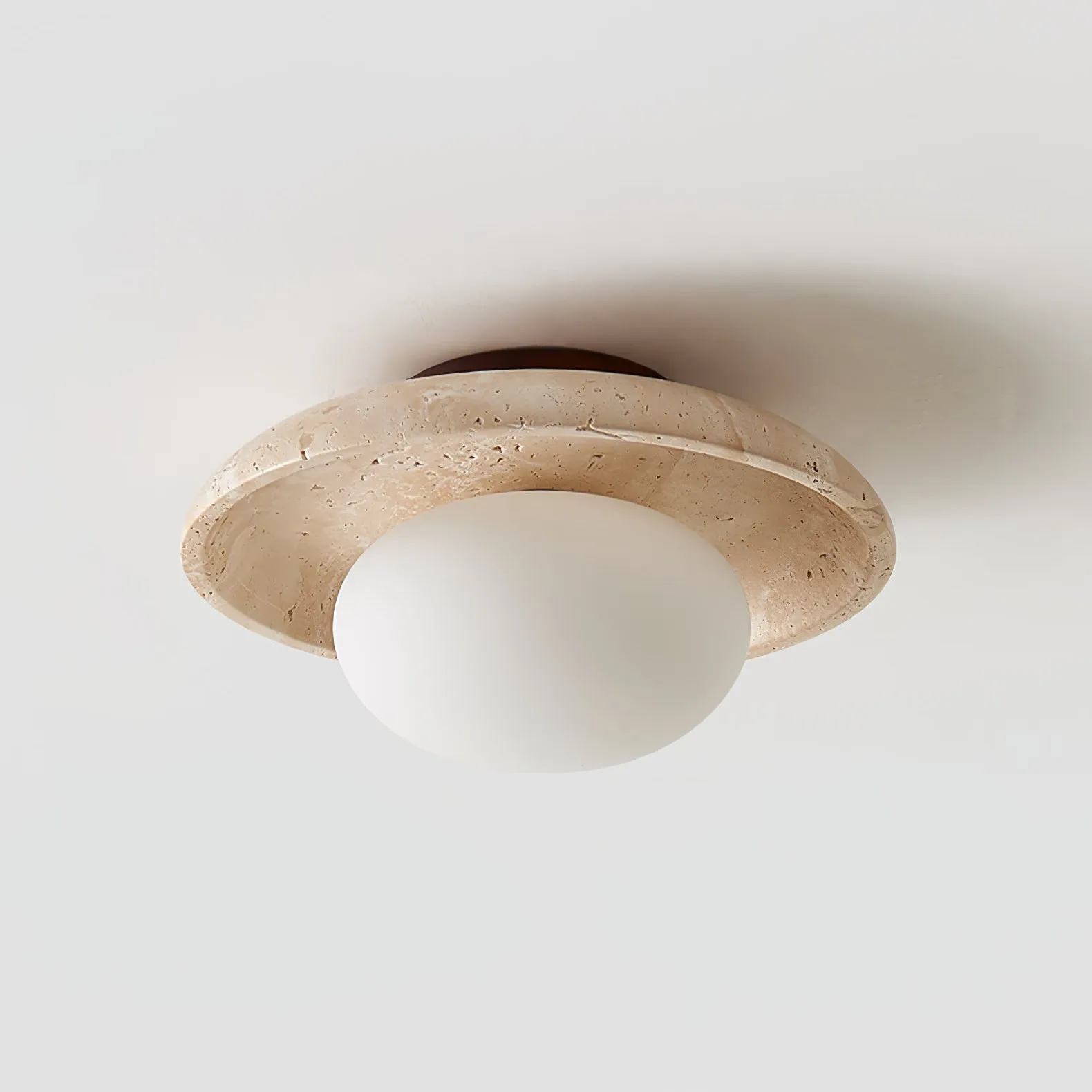 Lunaro Travertine Ceiling Lamp - Vakkerlight
