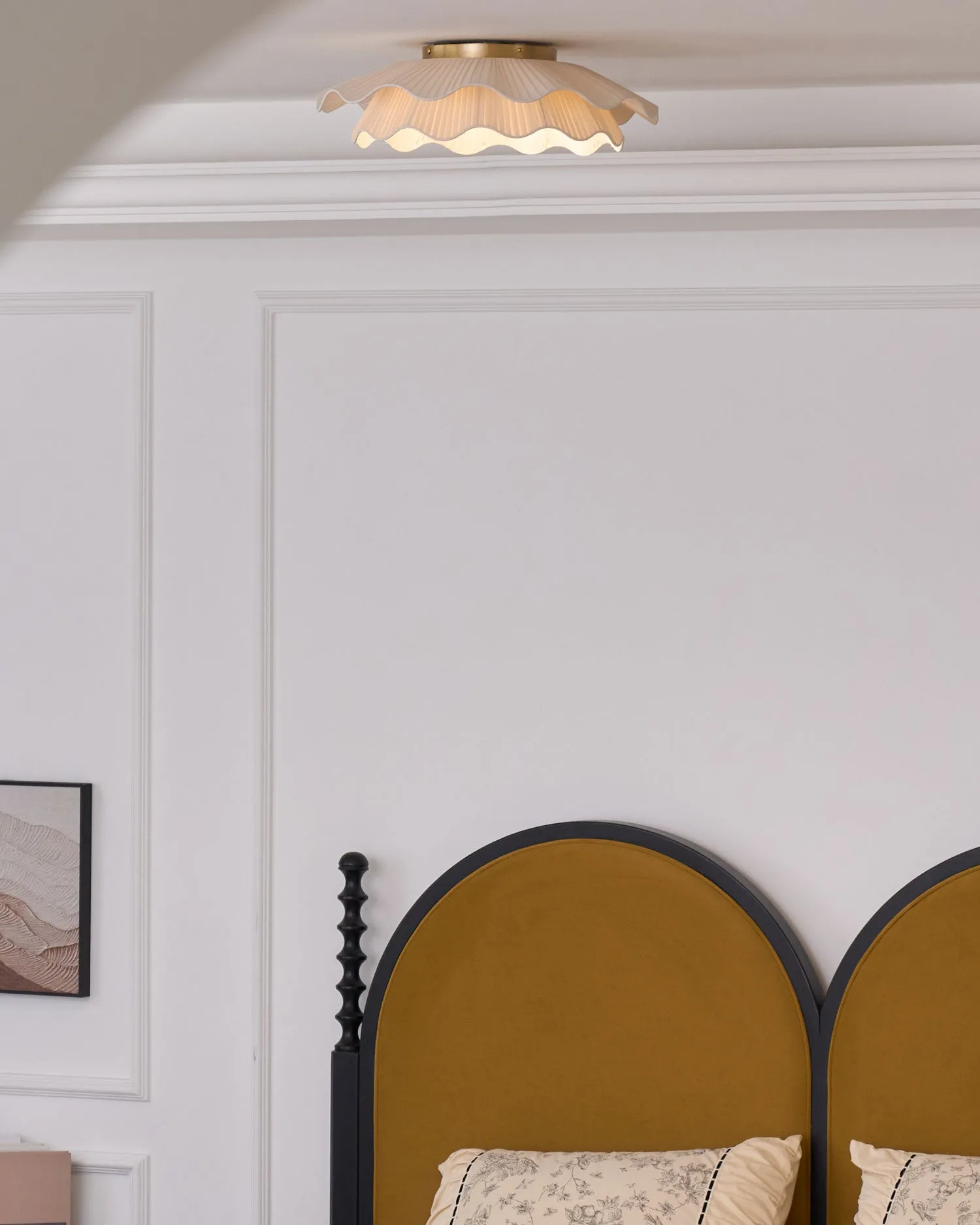 Arwen Fabric Wave Ceiling Lamp - Vakkerlight
