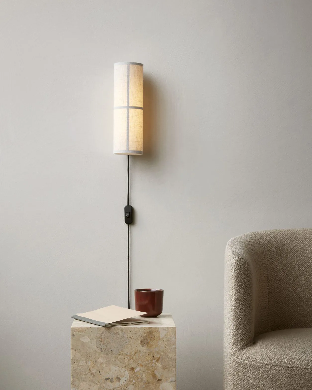 Cylinder Fabric Wall Lamp - Vakkerlight