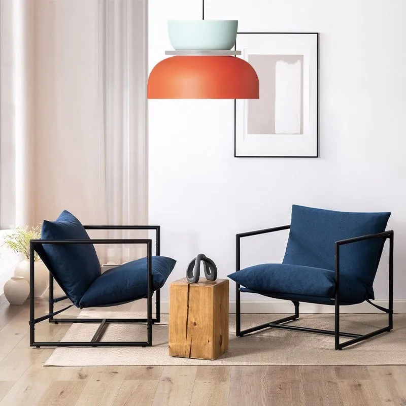 Macri Acrylic Colorful Bowl Shade Pendant Light For Kitchen