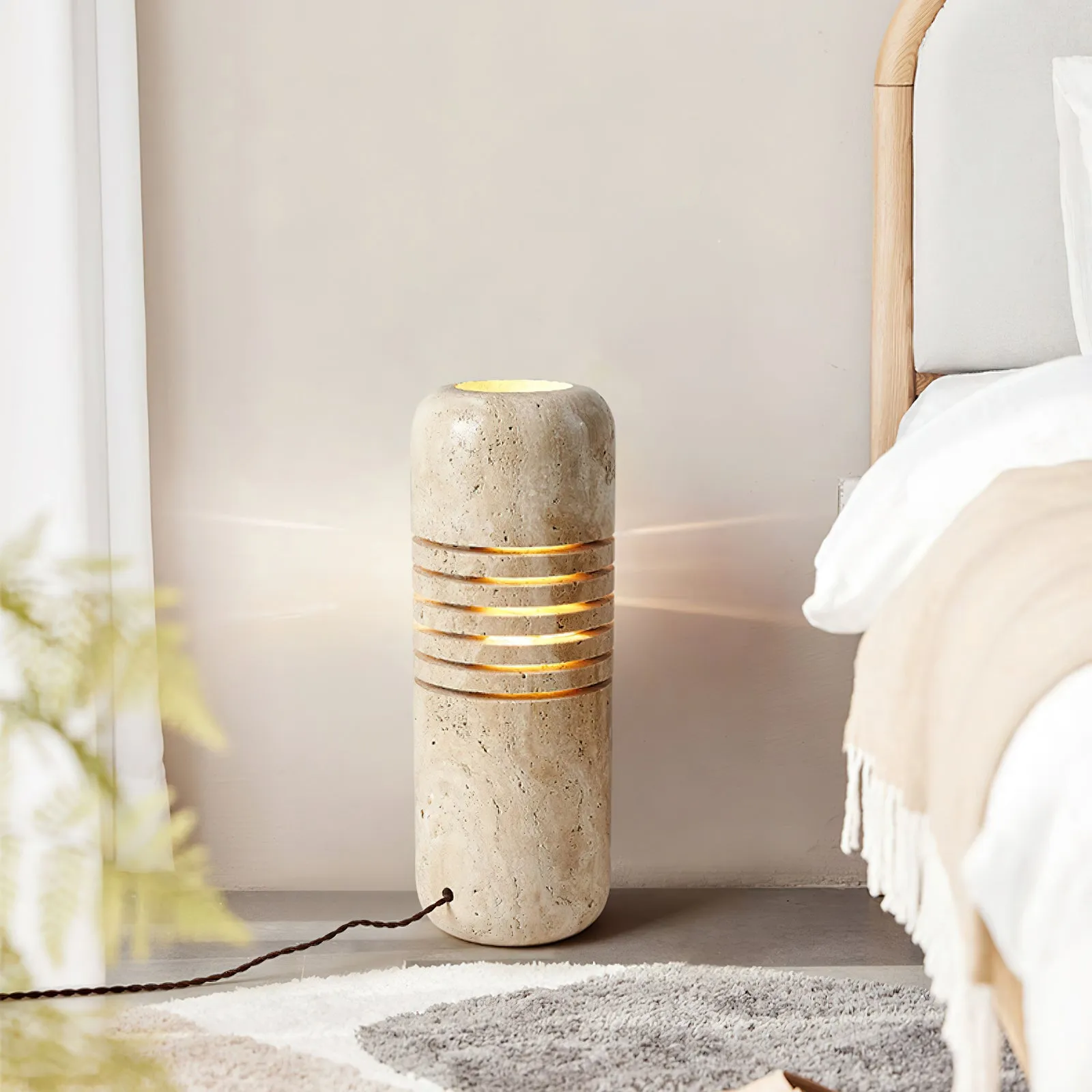 Big Stone Bucket Floor Lamp - Vakkerlight