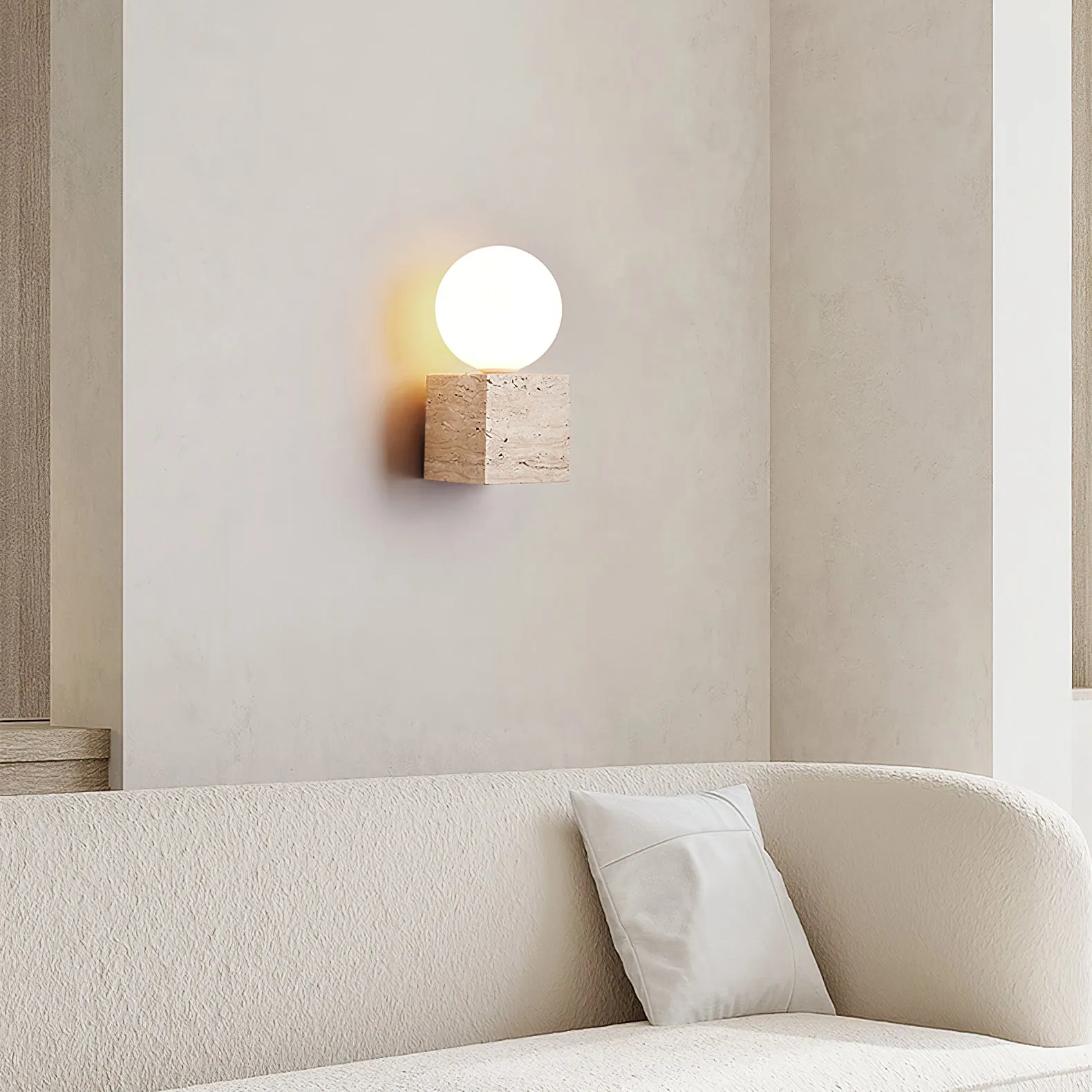 Cube Stone Wall Lamp - Vakkerlight