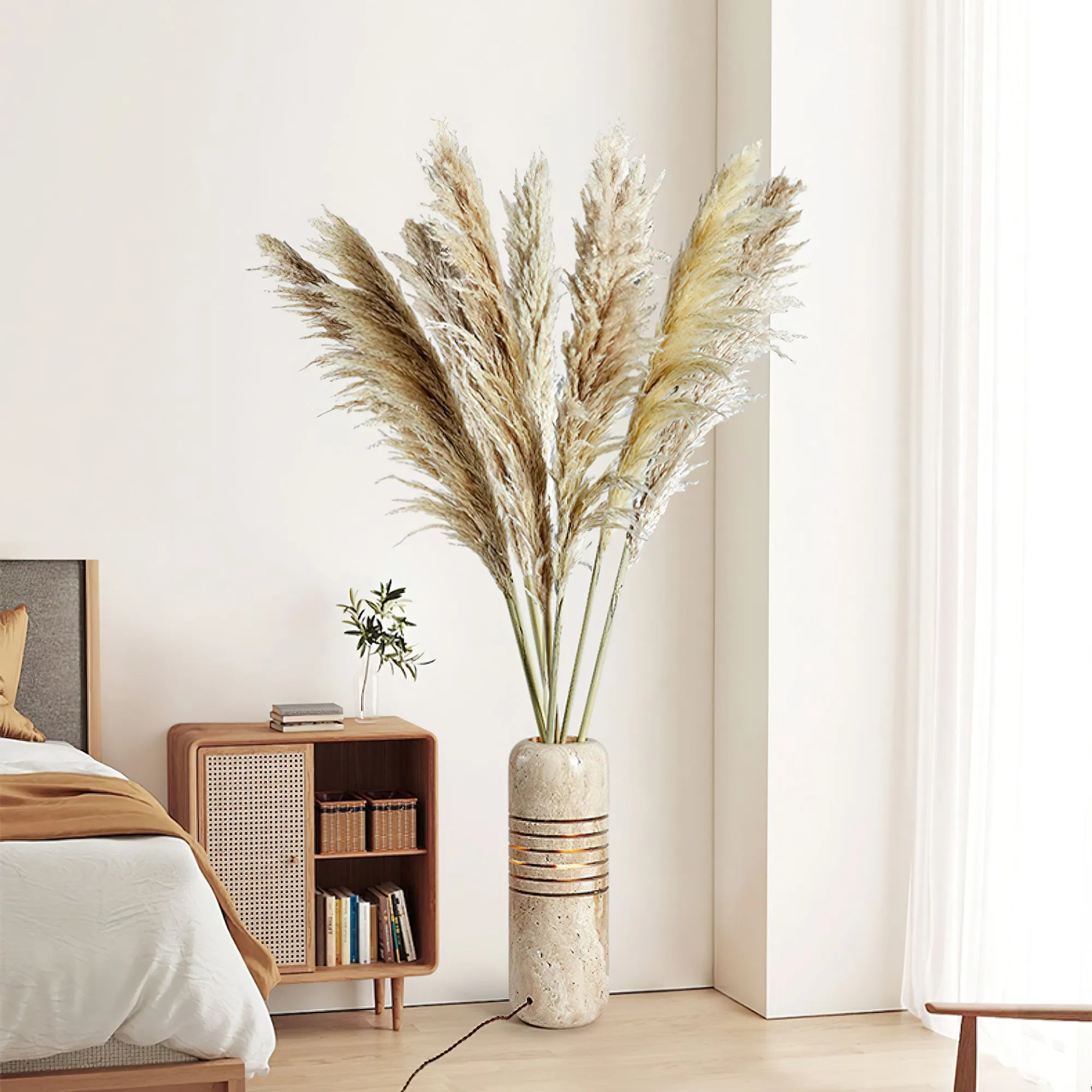 Big Stone Bucket Floor Lamp - Vakkerlight