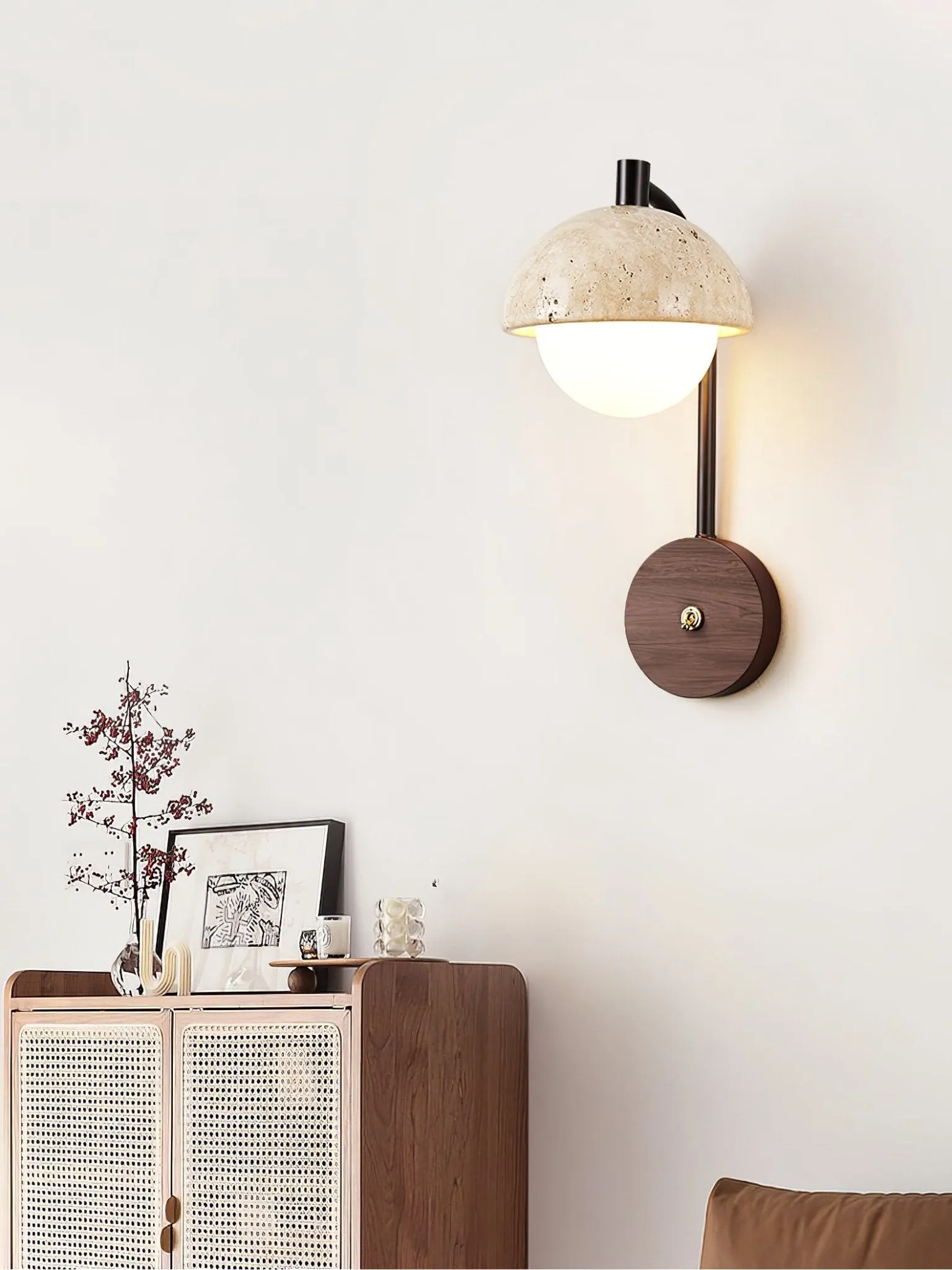 Arco Travertine Wall Lamp - Vakkerlight