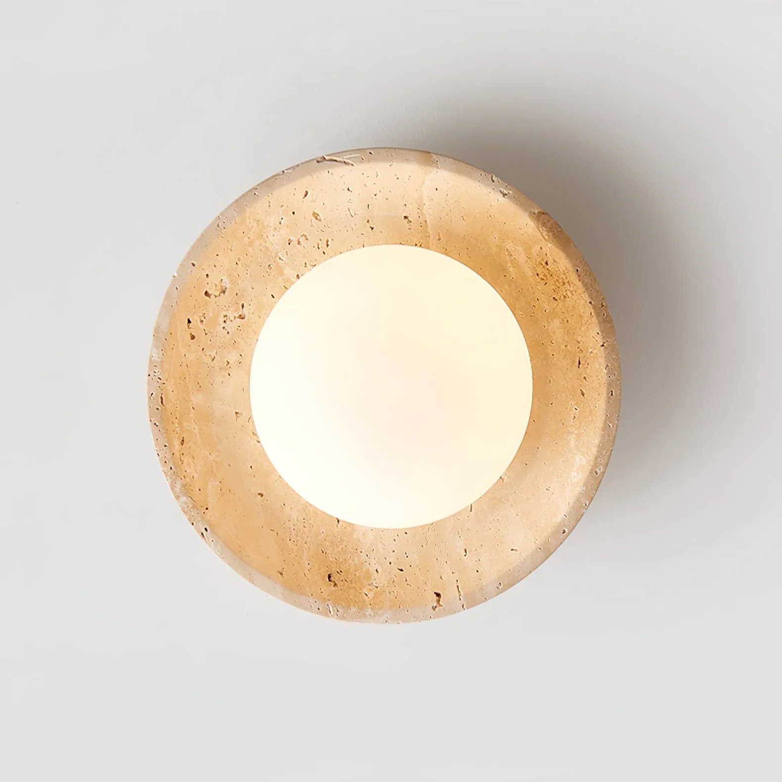 Lunaro Travertine Ceiling Lamp - Vakkerlight