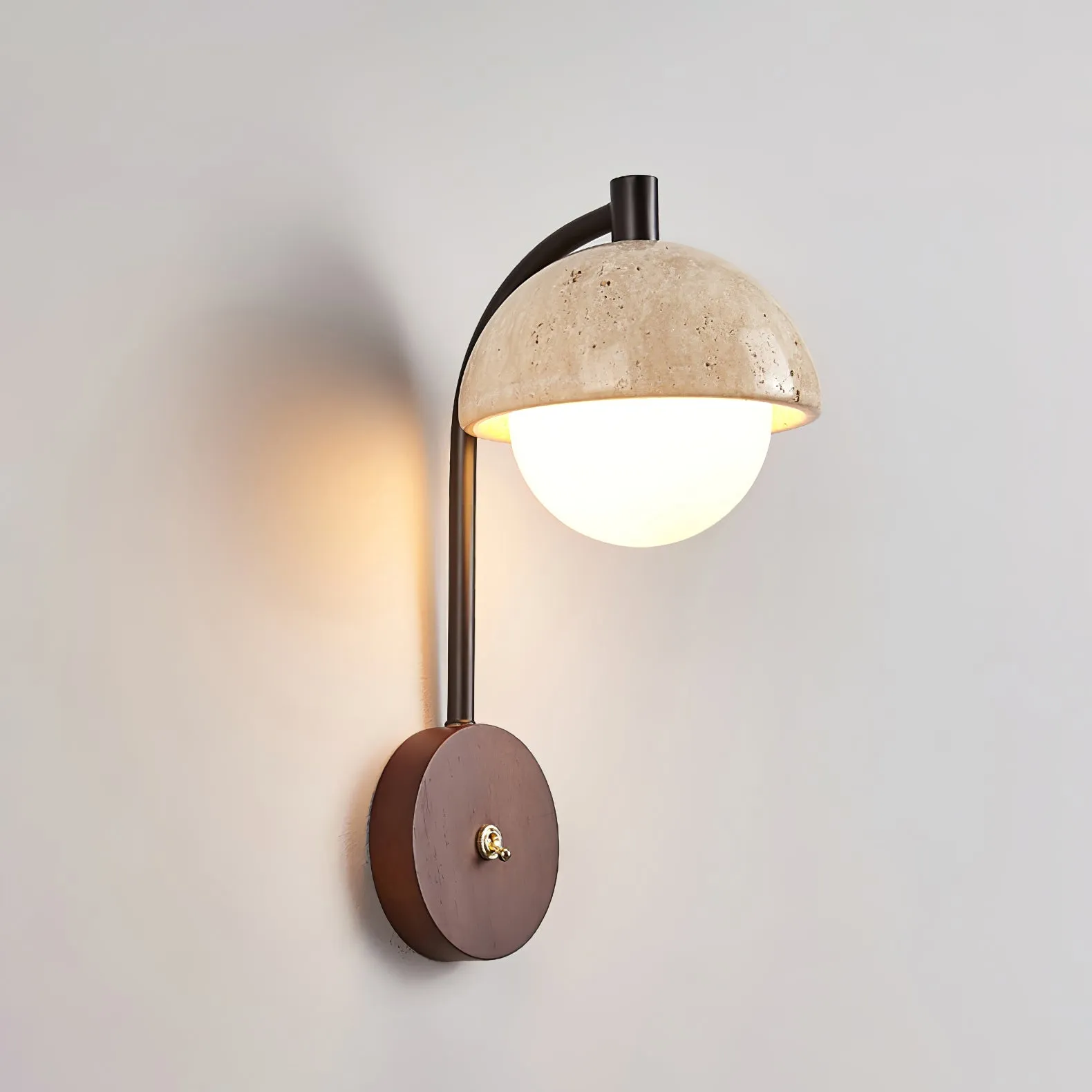 Arco Travertine Wall Lamp - Vakkerlight