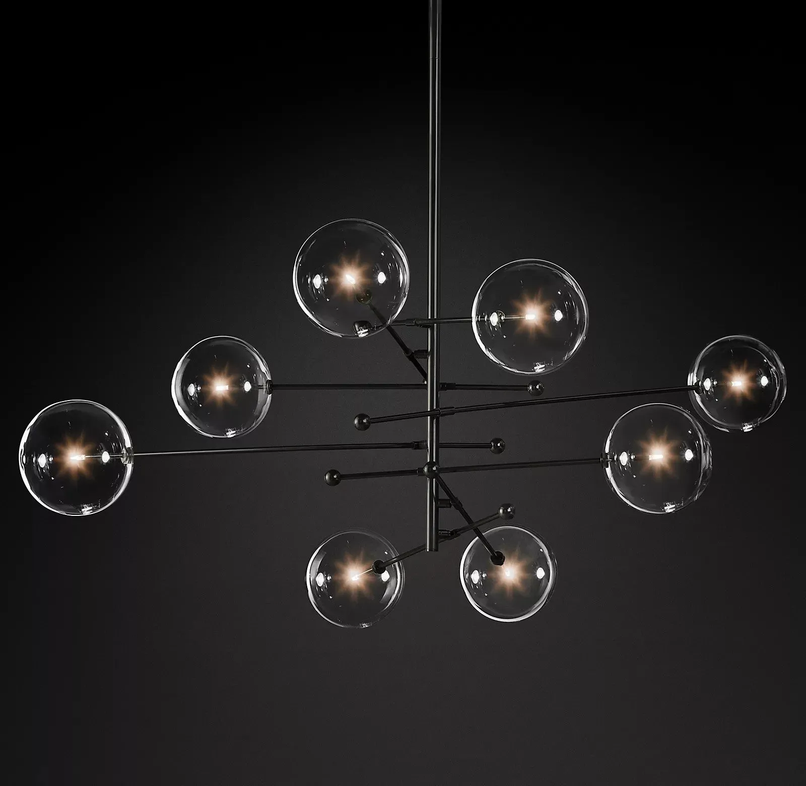 Glass Globe Mobile Chandelier - Vakkerlight