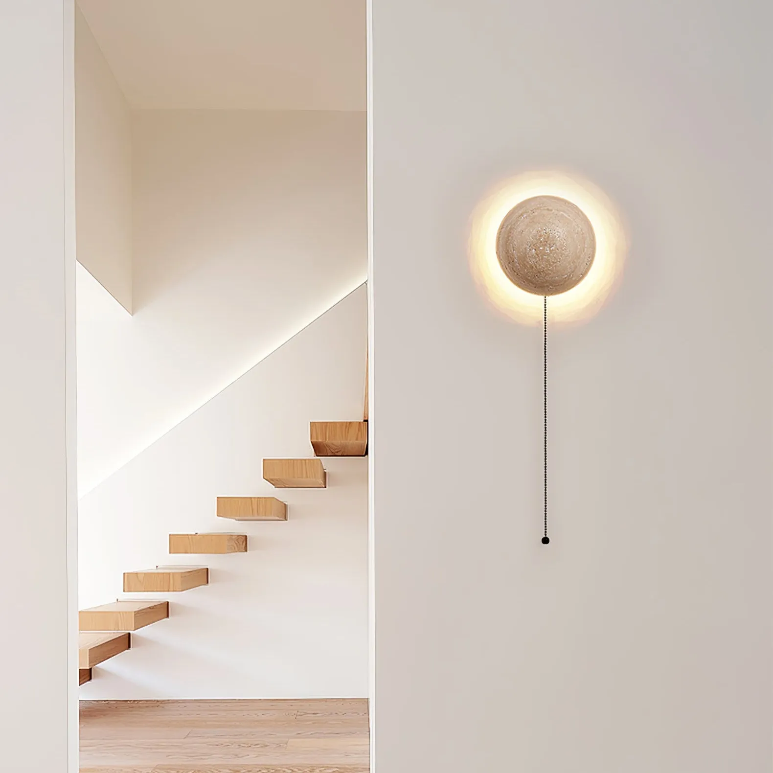 Luna Travertine Wall Light - Vakkerlight