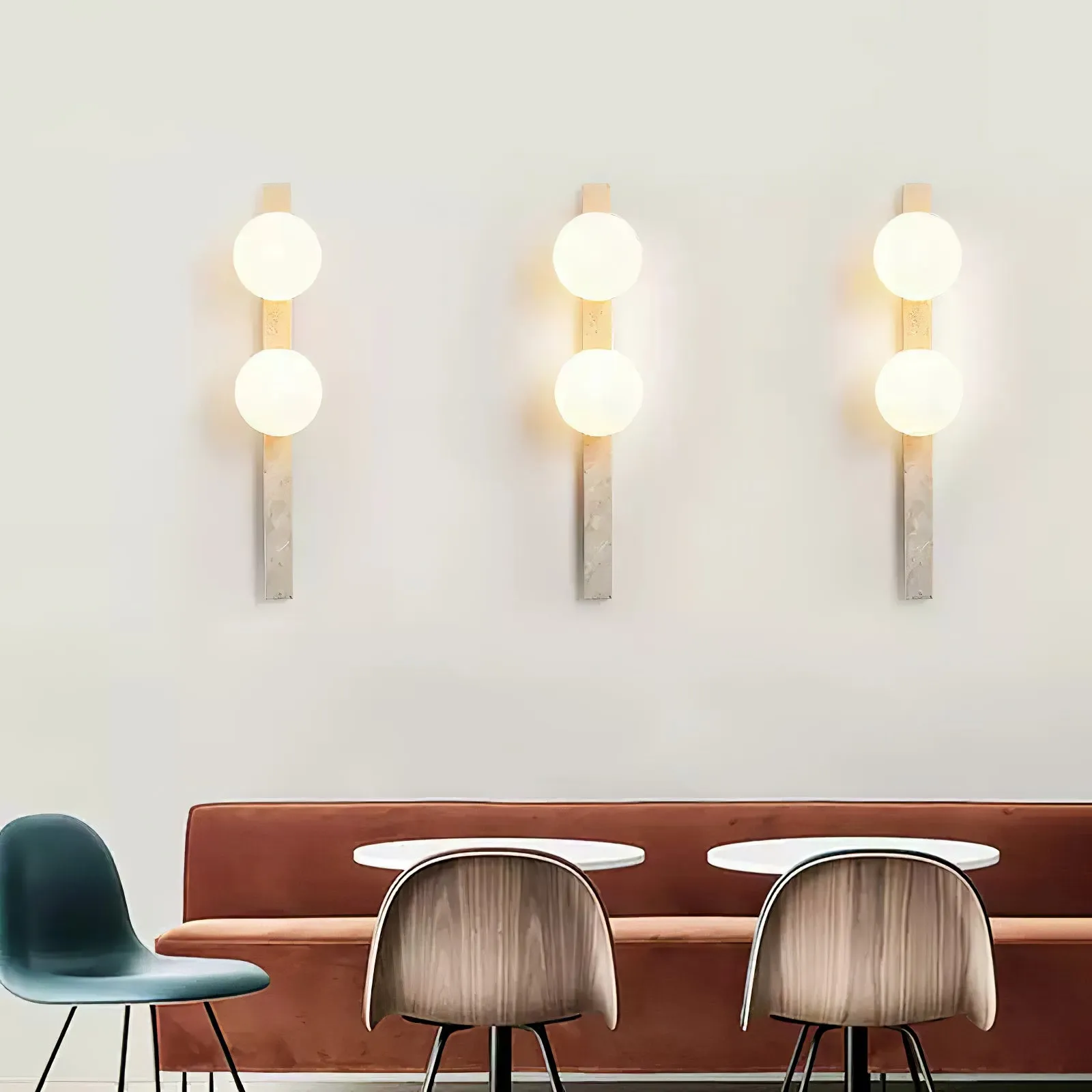 Vertical Travertine Wall Sconce - Vakkerlight