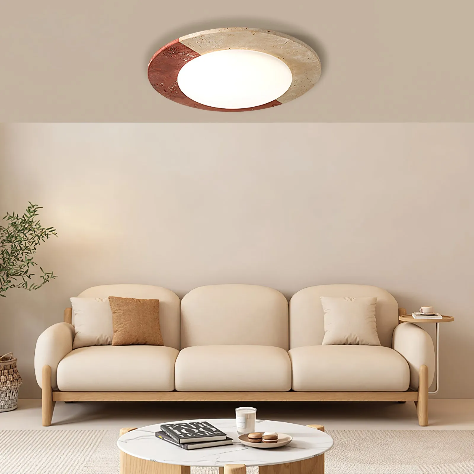Celestial Travertine Ceiling Lamp - Vakkerlight