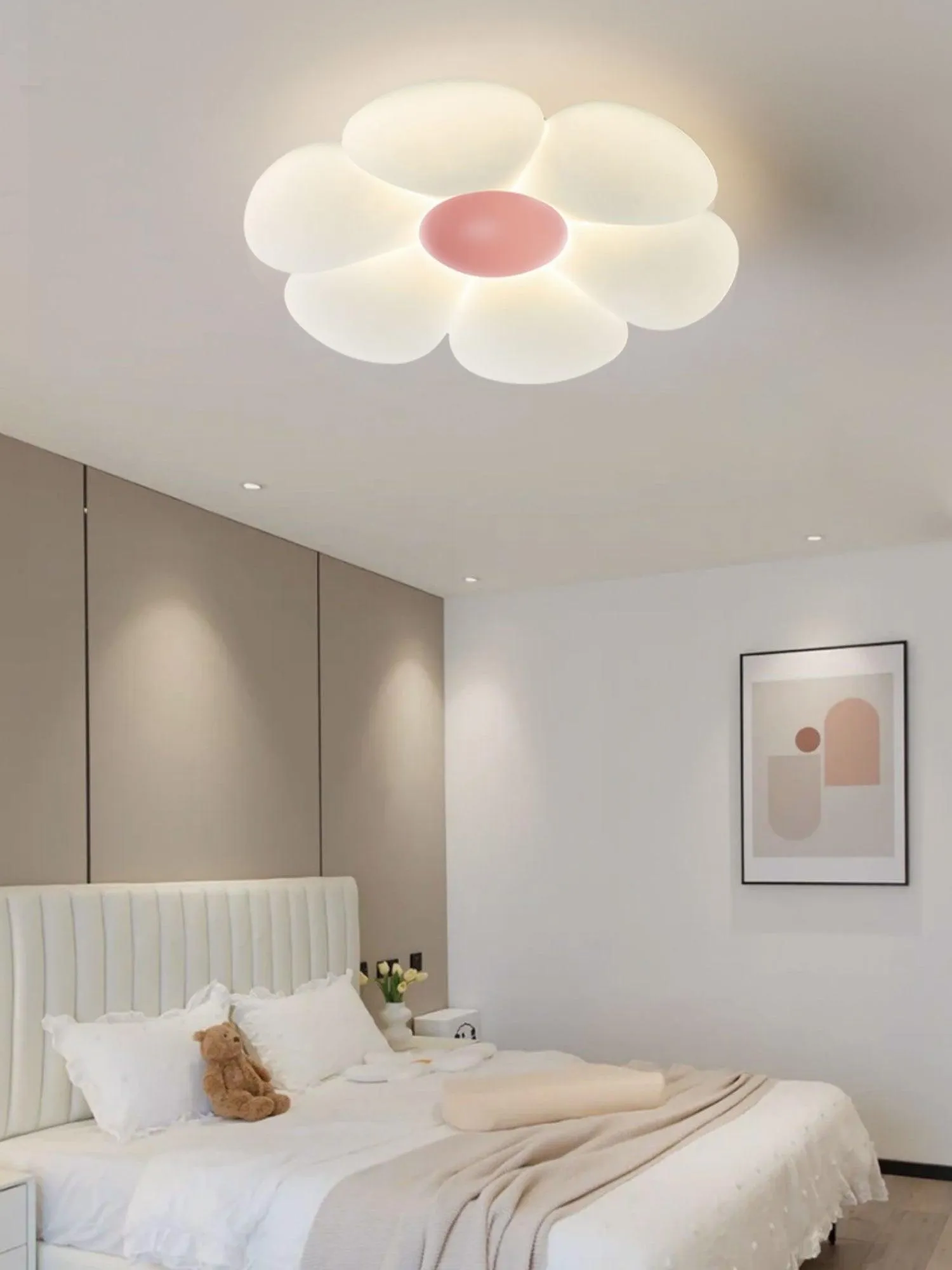 Six - leaf Flower Kids Room Ceiling Lamp - Vakkerlight