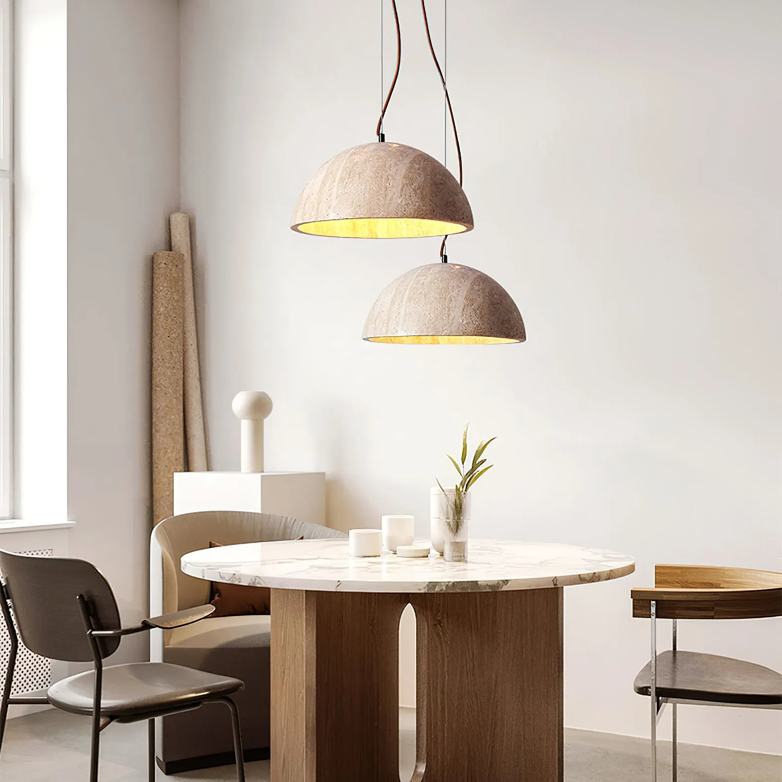 Crescent Glow Pendant Lamp - Vakkerlight