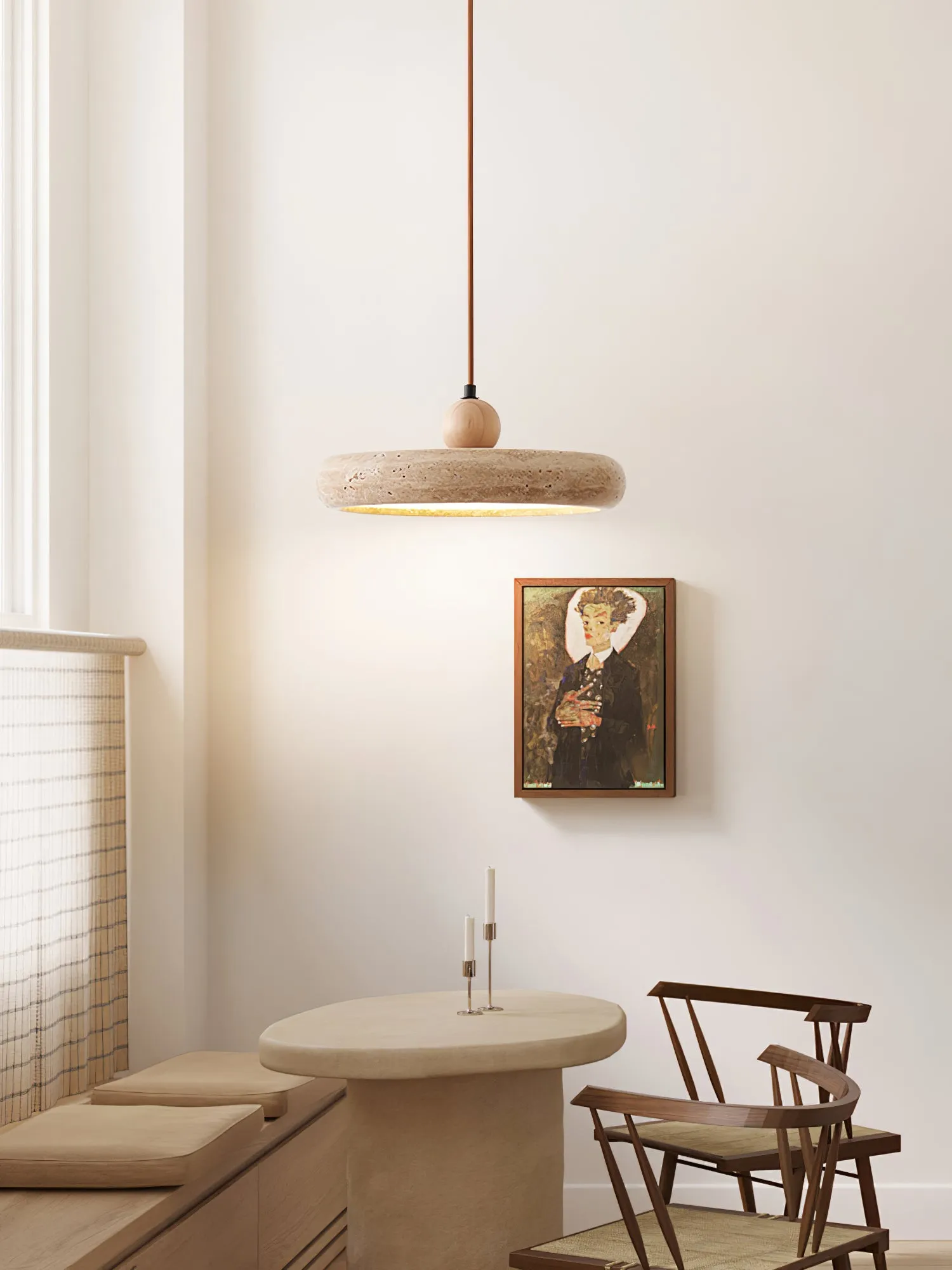 Aurelio Travertine Pendant Light - Vakkerlight