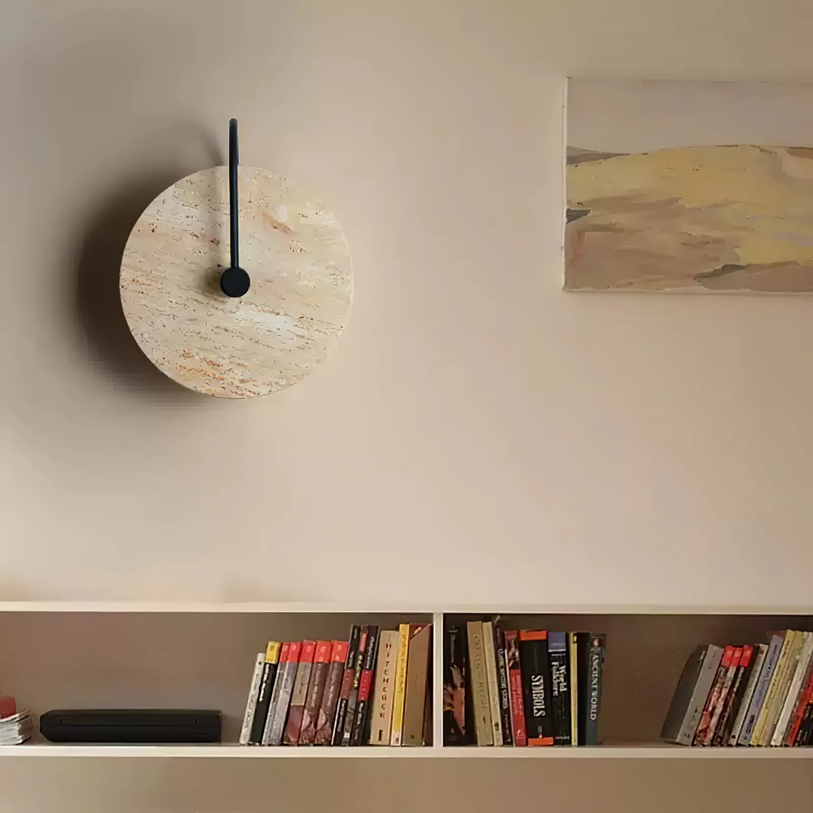 Round Travertine Wall Lamp - Vakkerlight