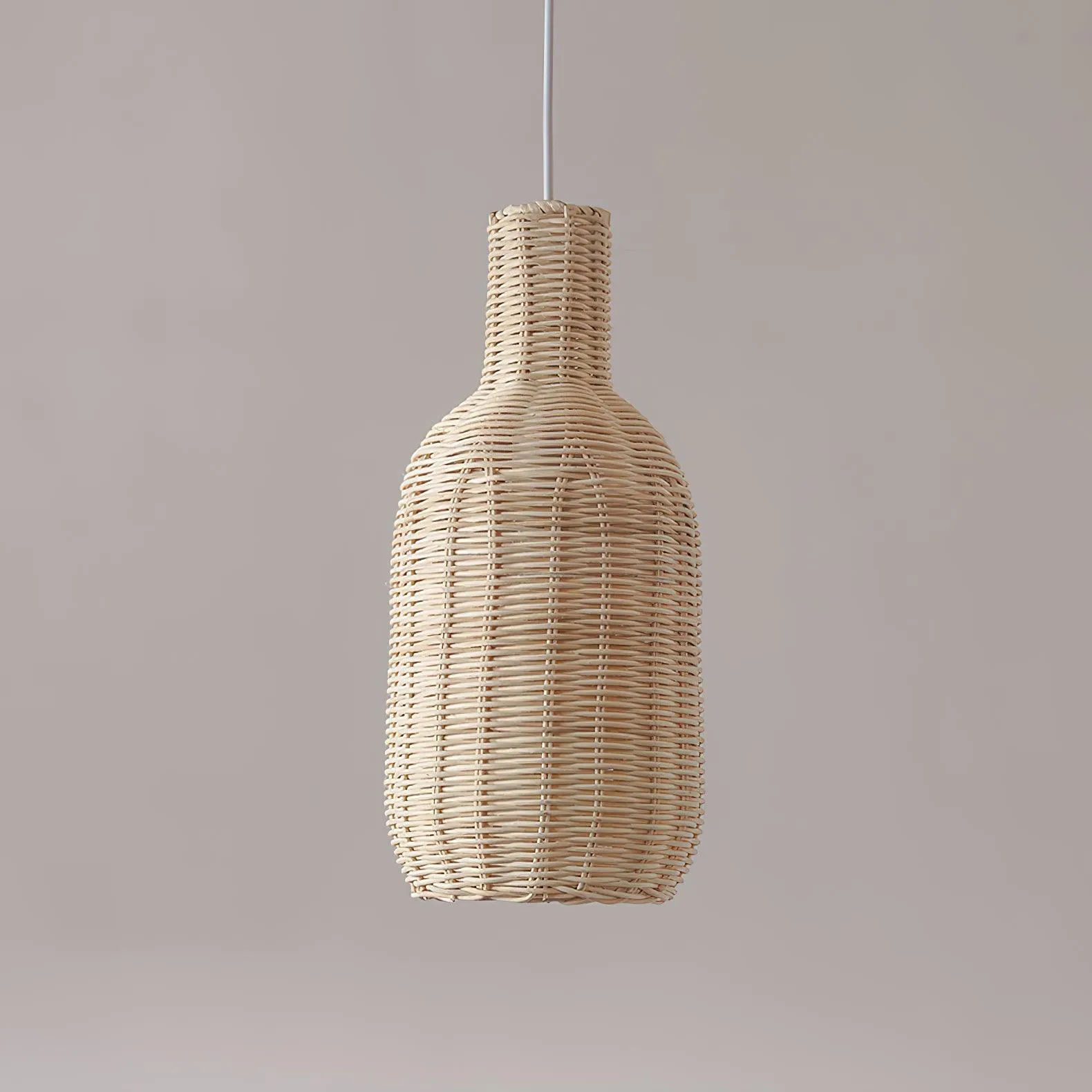 Vintage Rattan Pendant Lamp - Vakkerlight