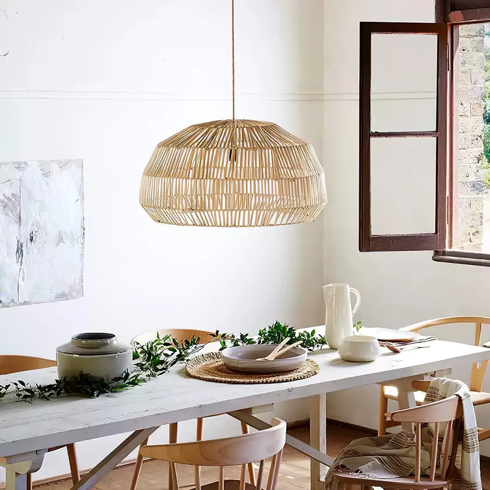 Sora Rattan Pendant Light - Vakkerlight