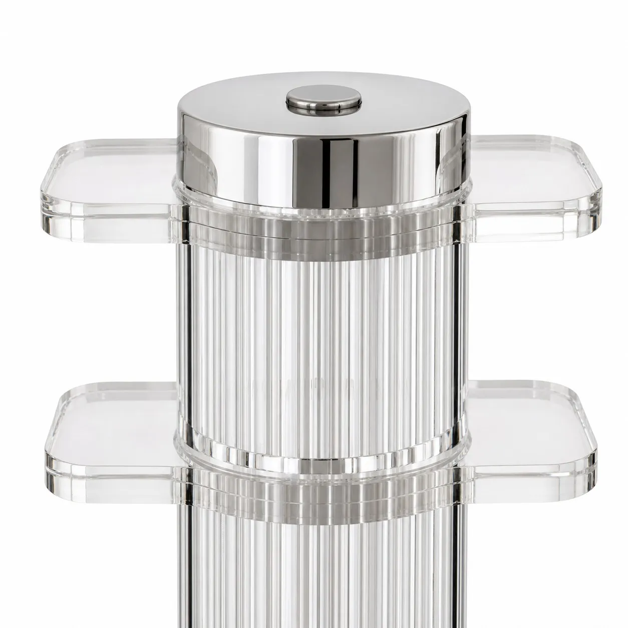 Bauhaus Ribbed Acrylic LED Wall Sconce