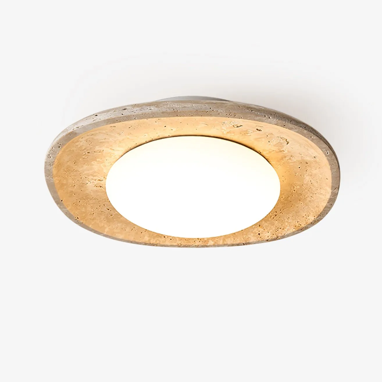 Luma Travertine Ceiling Light - Vakkerlight