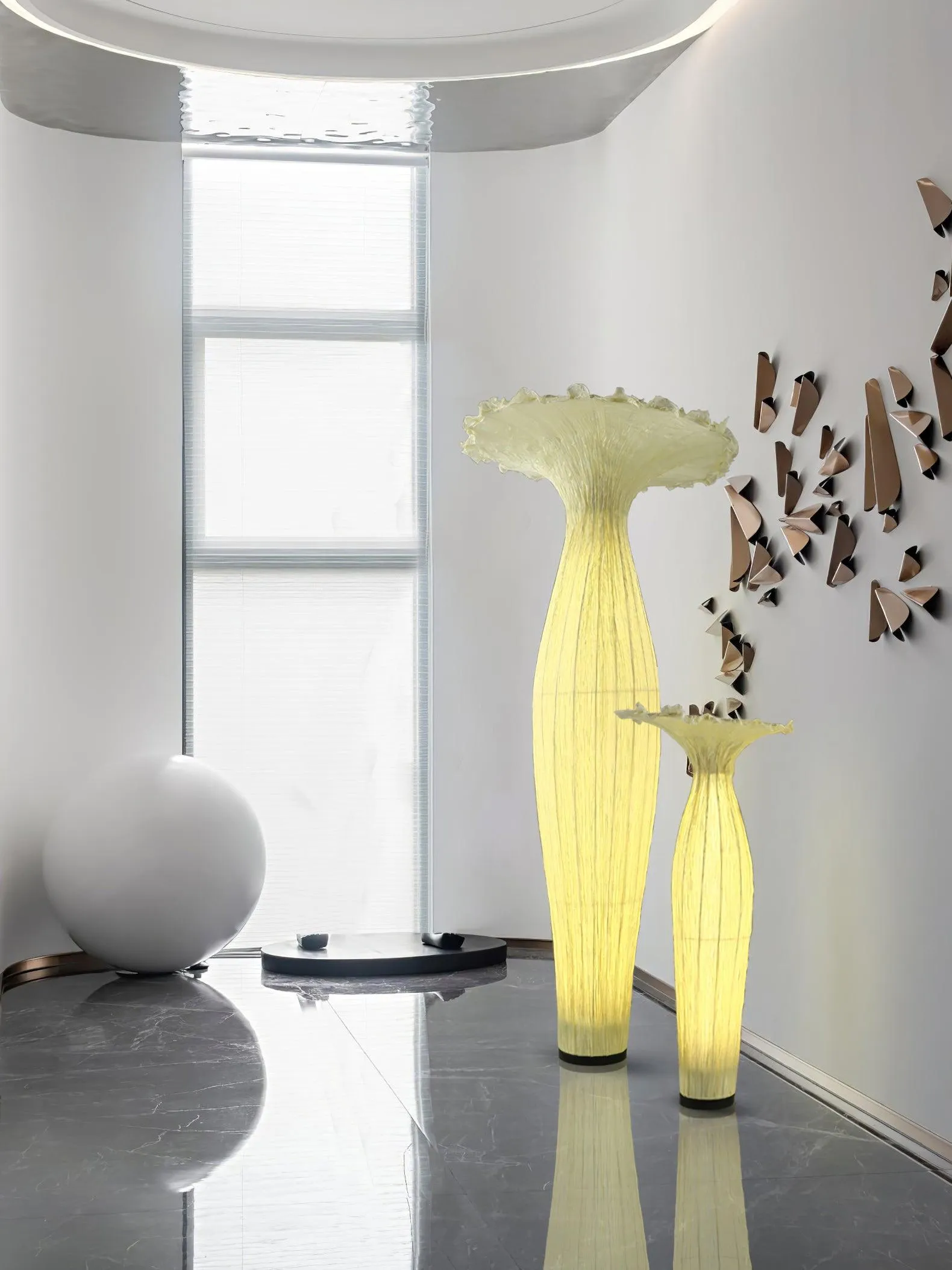 Vase Fabric Floor Lamp - Vakkerlight
