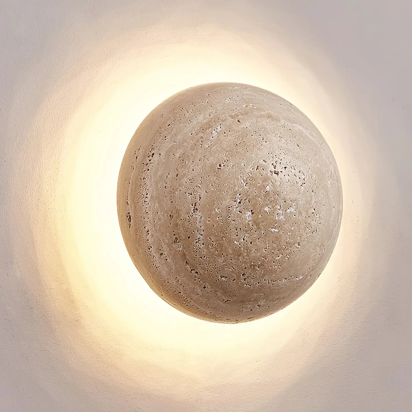 Luna Travertine Wall Light - Vakkerlight
