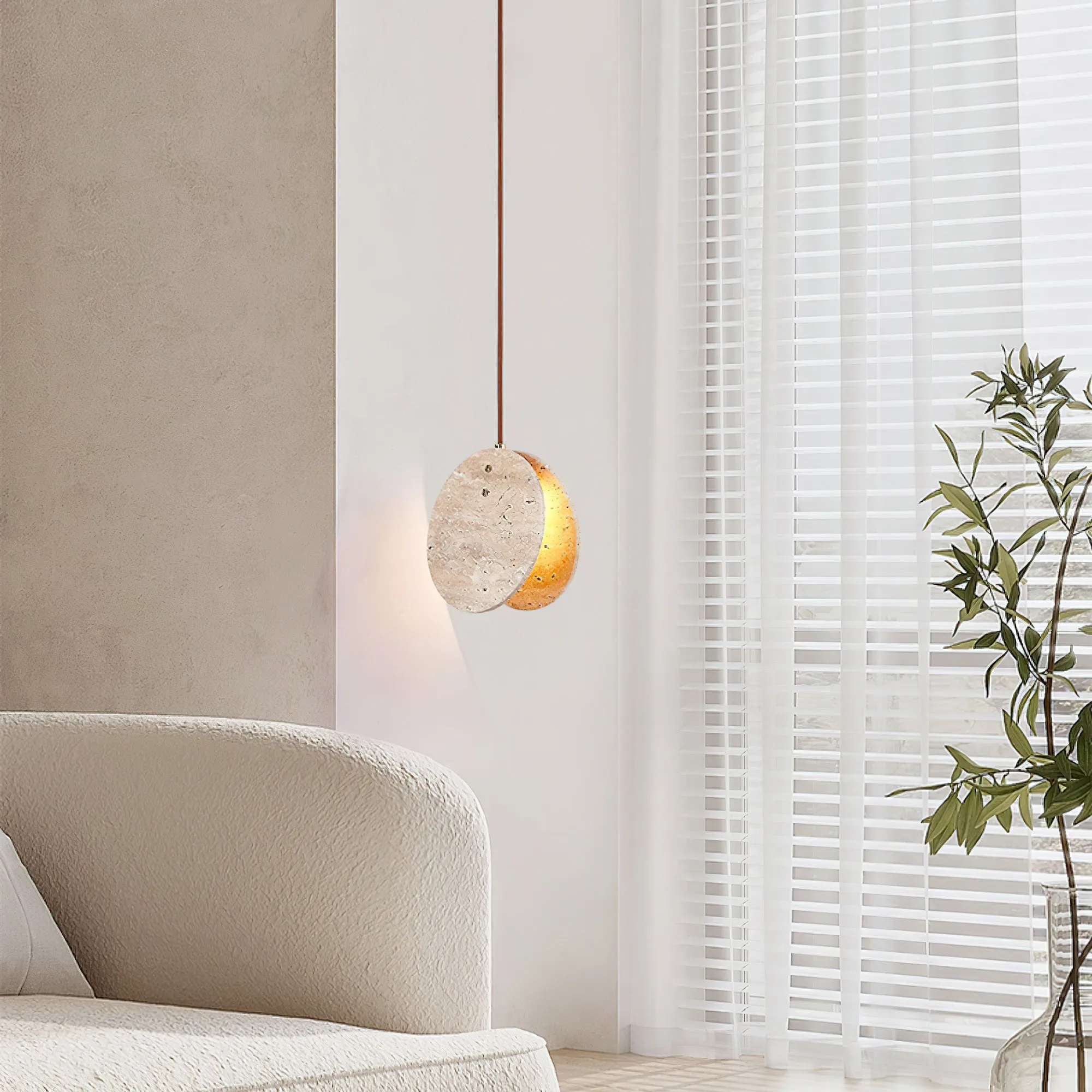 Solstice Stone Pendant Light - Vakkerlight