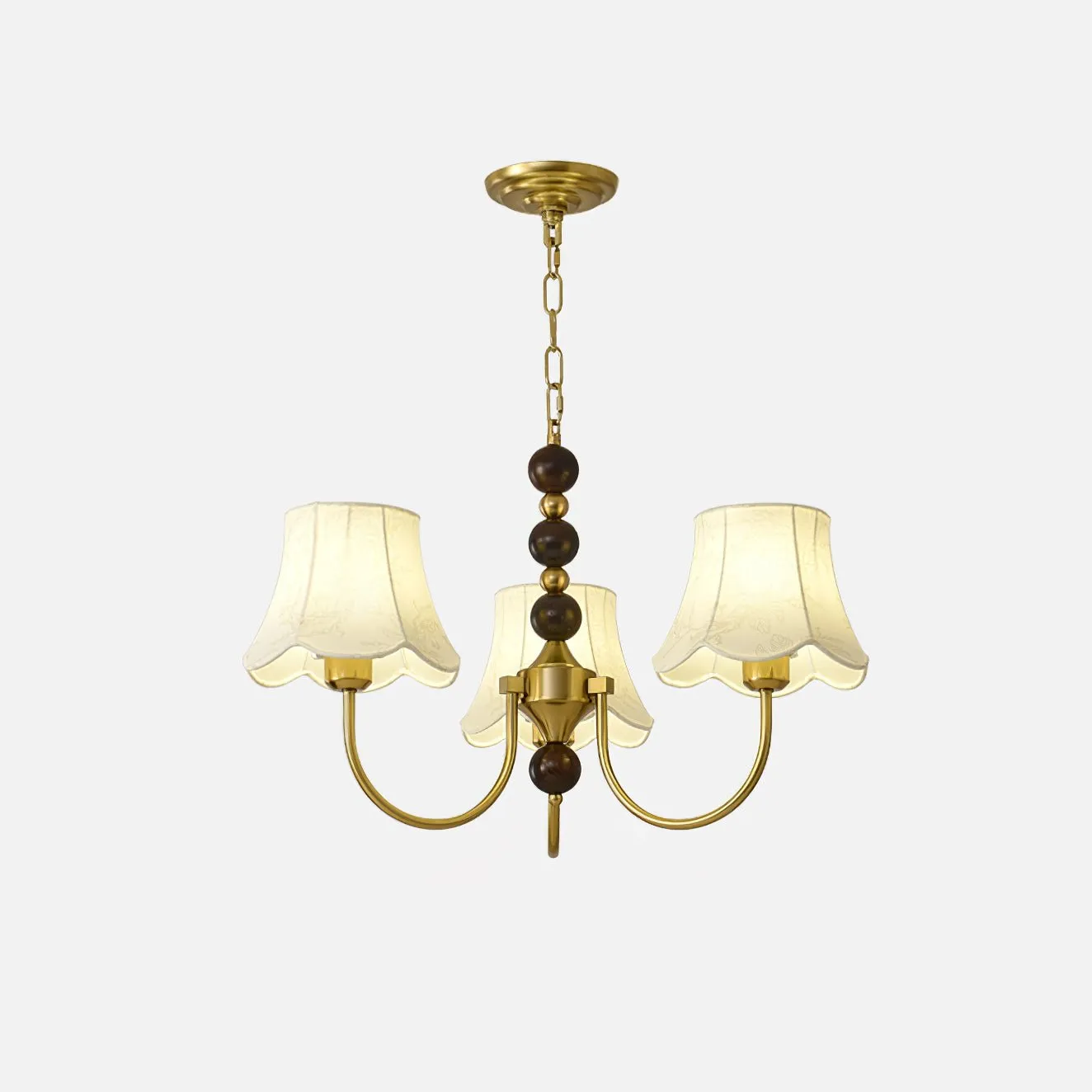 Orchid Fabric Chandelier - Vakkerlight