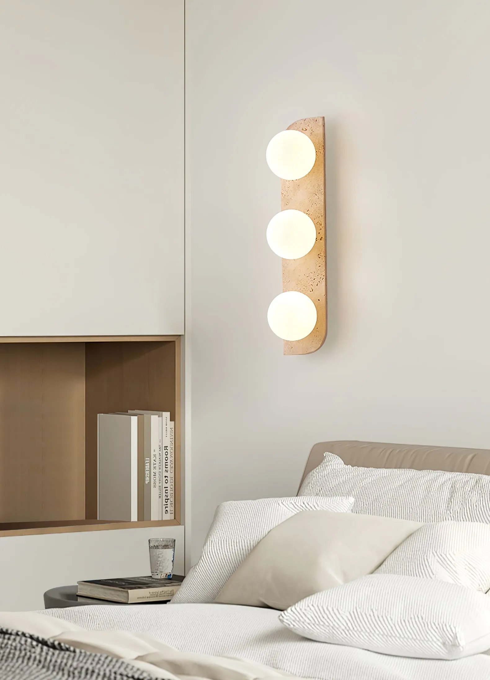 Elysian Travertine Wall Light - Vakkerlight