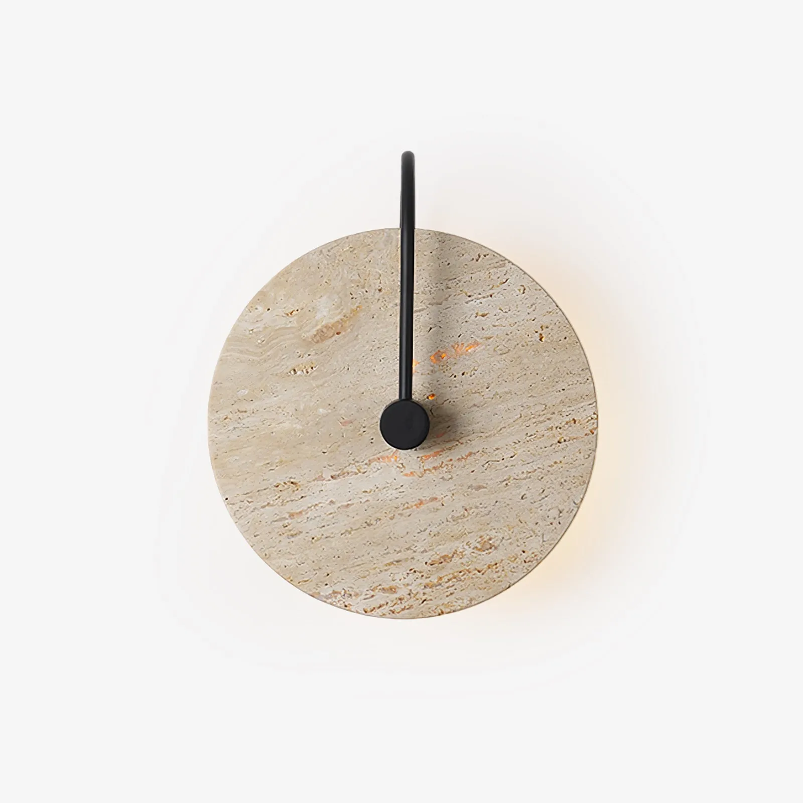 Round Travertine Wall Lamp - Vakkerlight