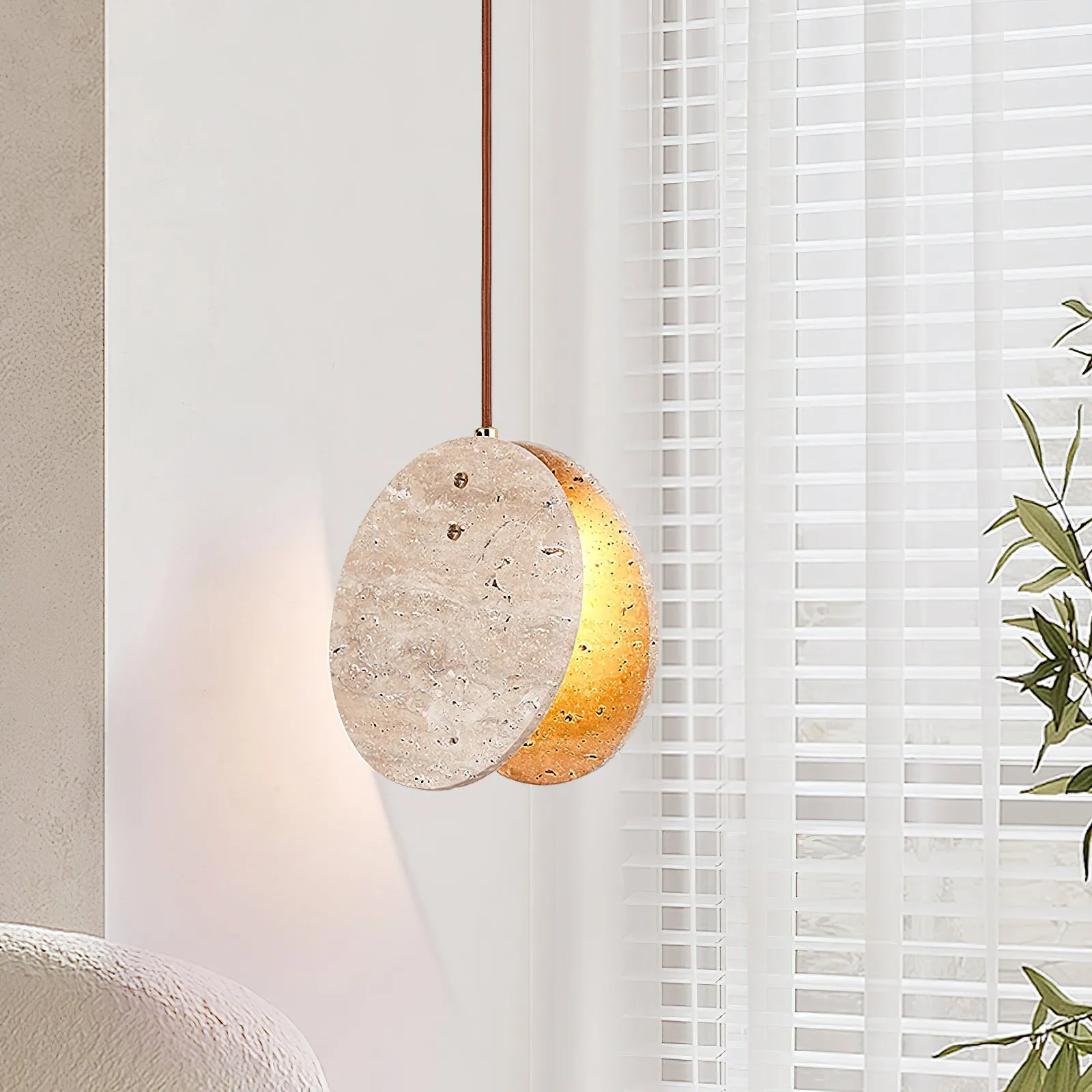 Solstice Stone Pendant Light - Vakkerlight