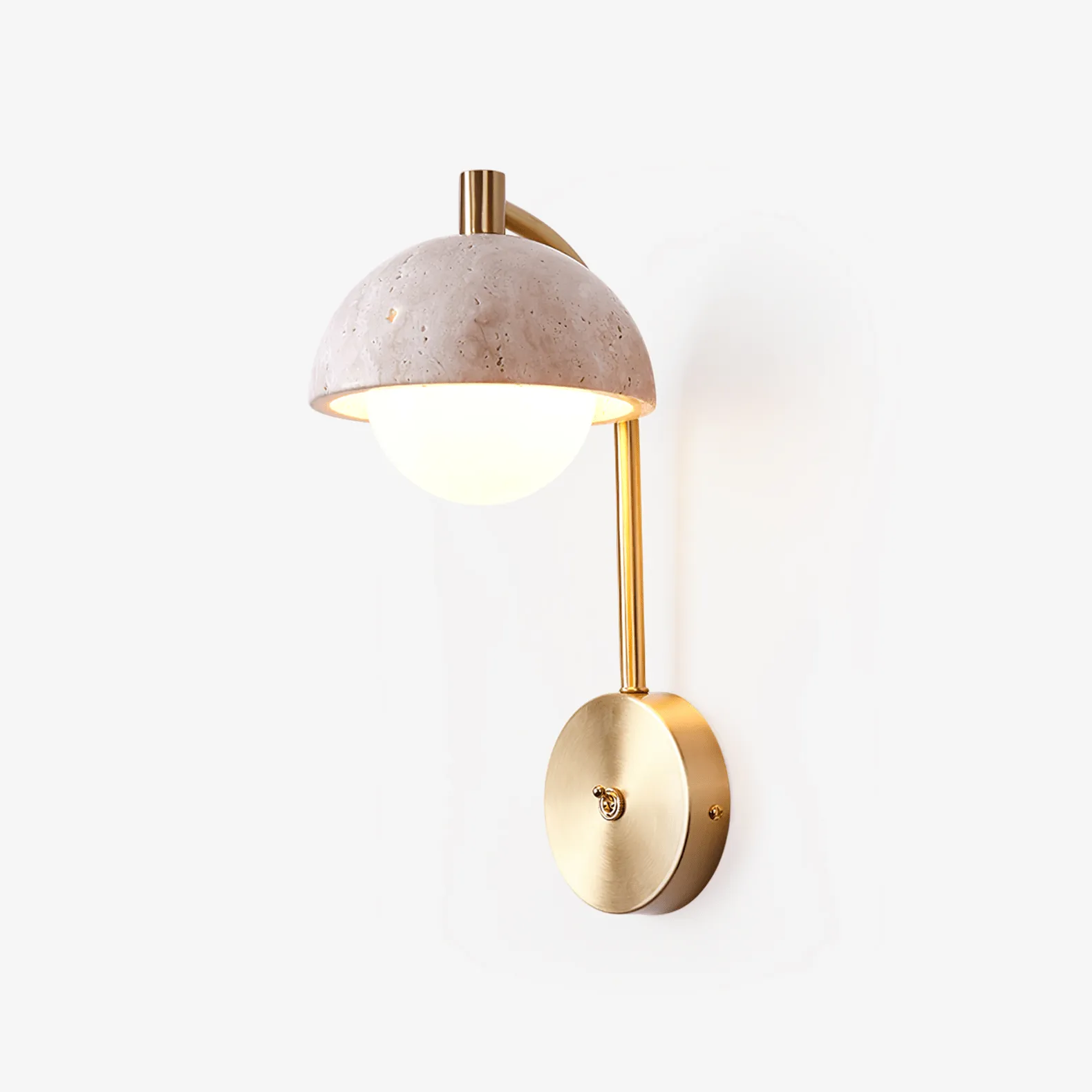 Vellum Travertine Wall Lamp - Vakkerlight