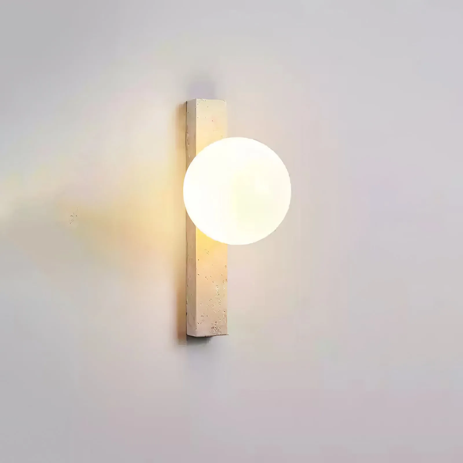 Vertical Travertine Wall Sconce - Vakkerlight