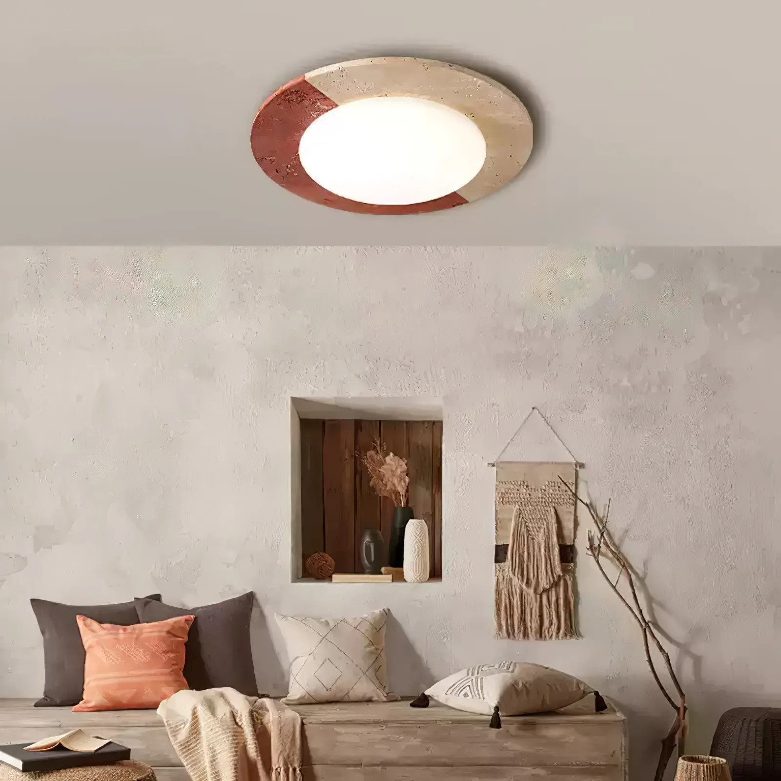 Celestial Travertine Ceiling Lamp - Vakkerlight