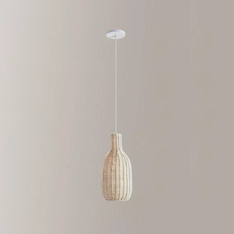 Vintage Rattan Pendant Lamp - Vakkerlight
