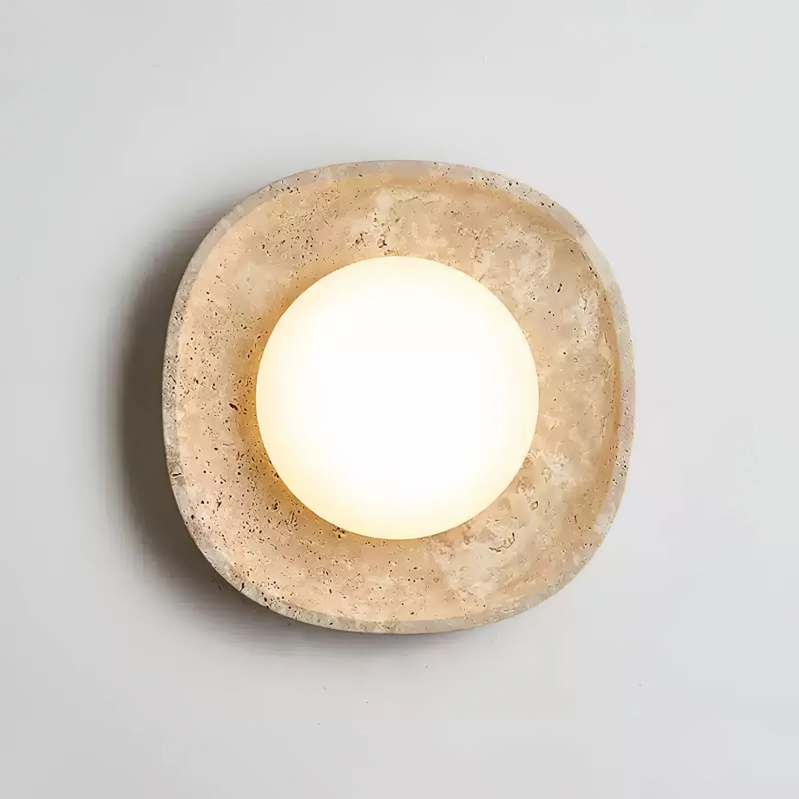 Luma Travertine Ceiling Light - Vakkerlight