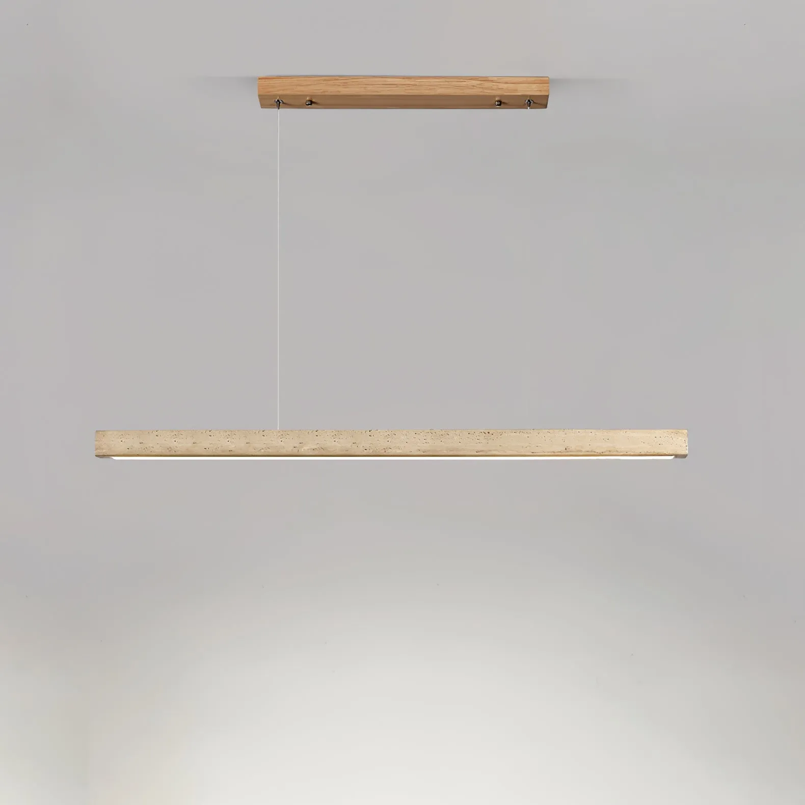 Linear Travertine Pendant Lamp - Vakkerlight