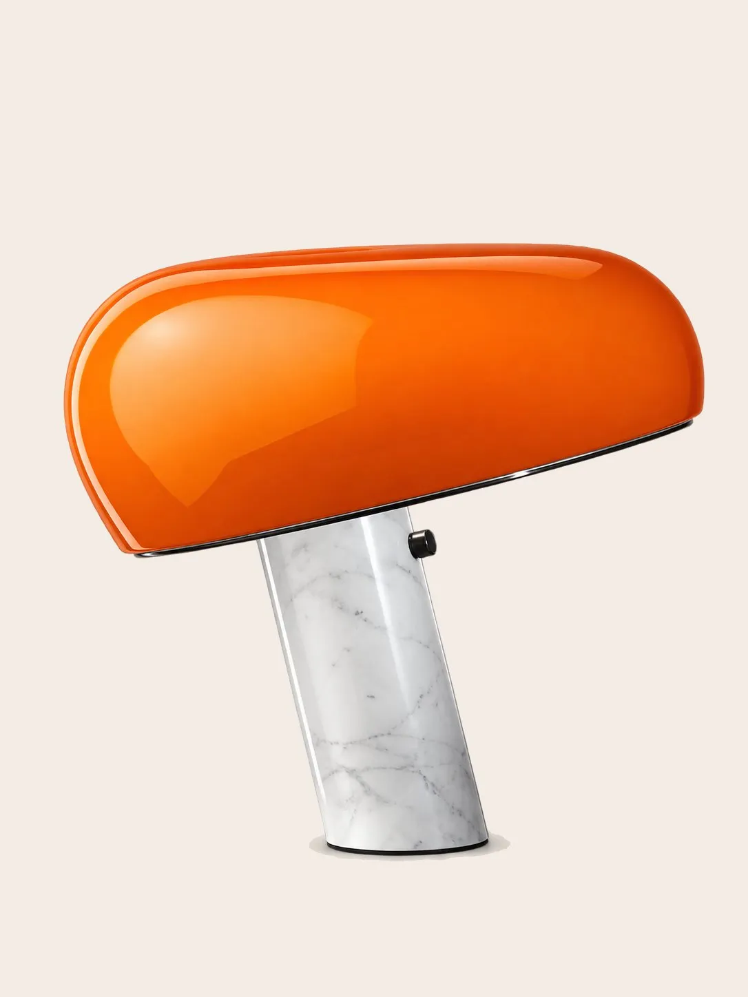 Cúpula esmaltada laranja